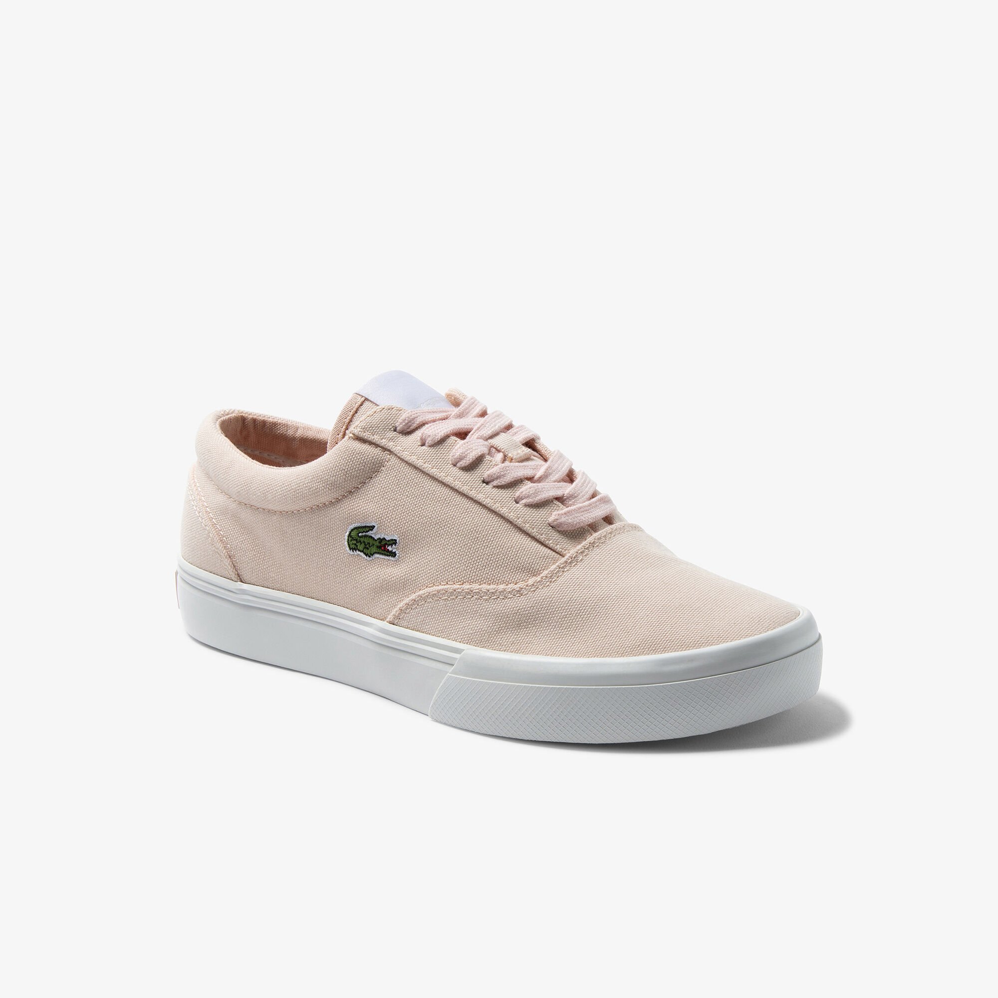 Buy Women s Jump Serve Lace Canvas Tonal Sneakers Lacoste QA
