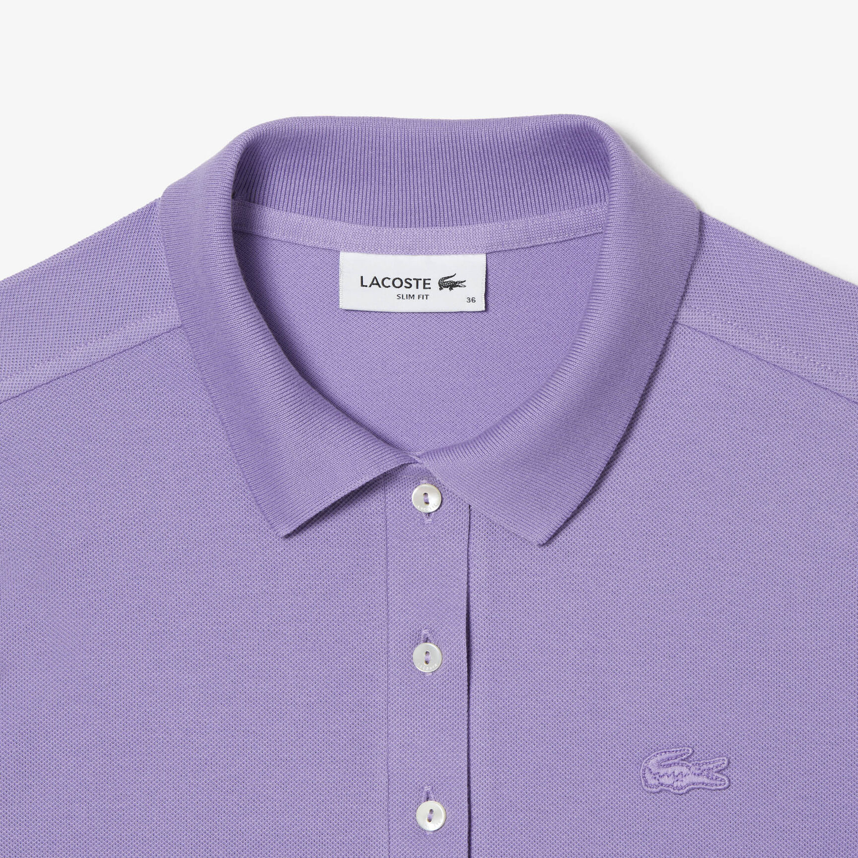 L.12.D Slim Fit Stretch Petit Pique Polo Shirt