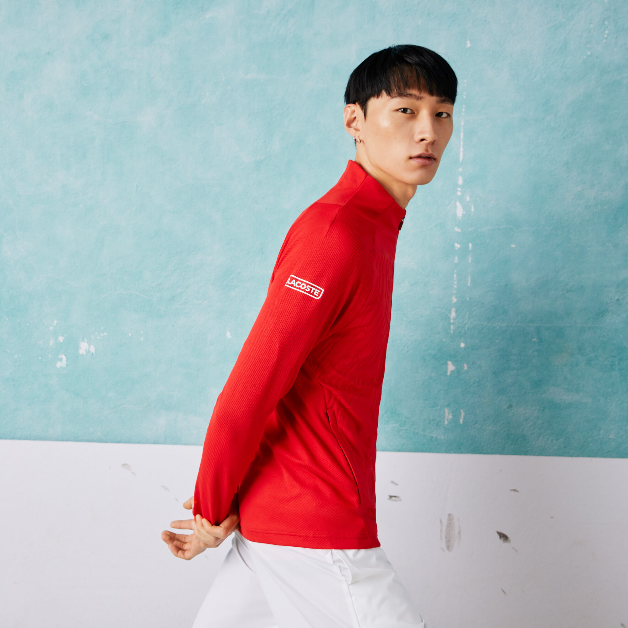 Men's Lacoste SPORT x Novak Djokovic Technical Zip Jacket | Lacoste QA