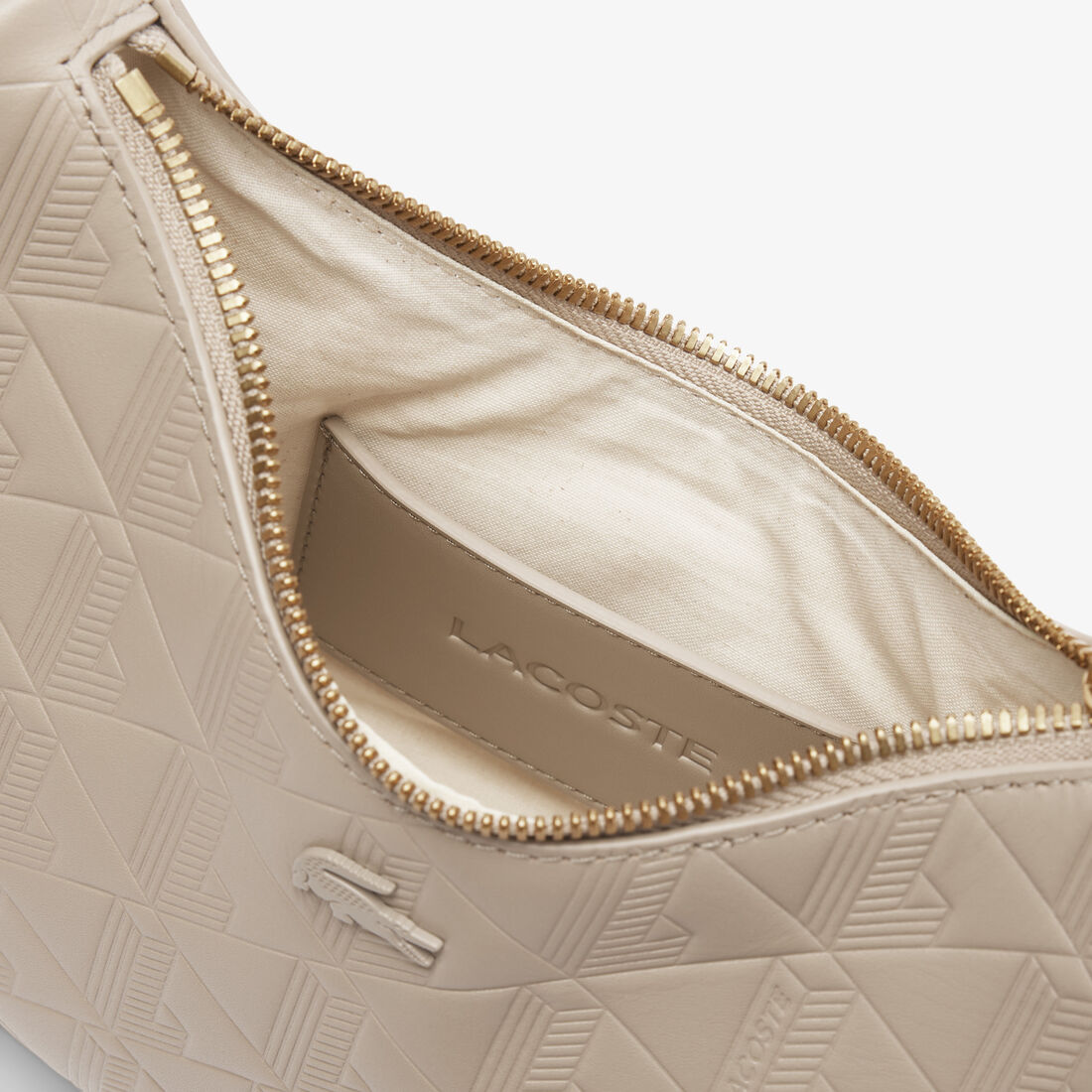 Maheki Embossed Leather Half Moon Purse Maheki Embossed Leather Half Moon Purse