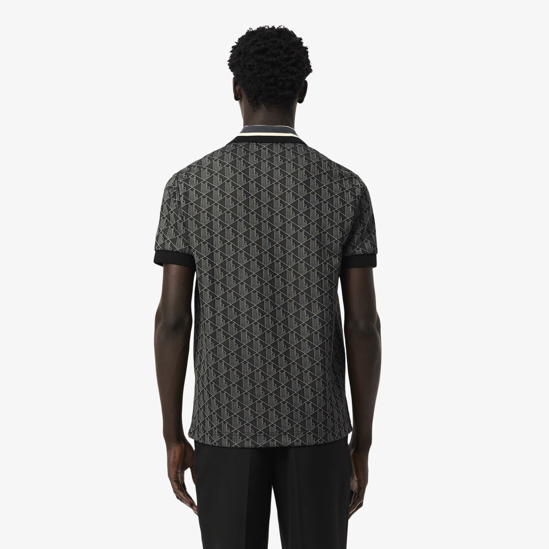 Classic Fit Monogram Jacquard Polo Shirt Classic Fit Monogram Jacquard Polo Shirt