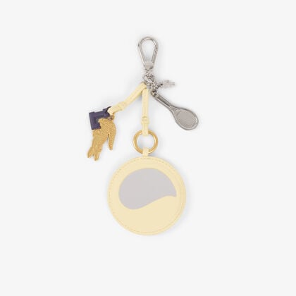 lacoste tennis racket mirror l charms key ring