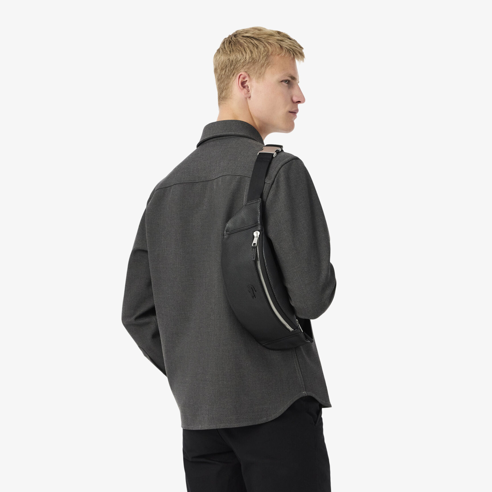 حقيبة خصر جلد ناعم للرجال مجموعة Chantaco حقيبة خصر جلد ناعم للرجال مجموعة Chantaco