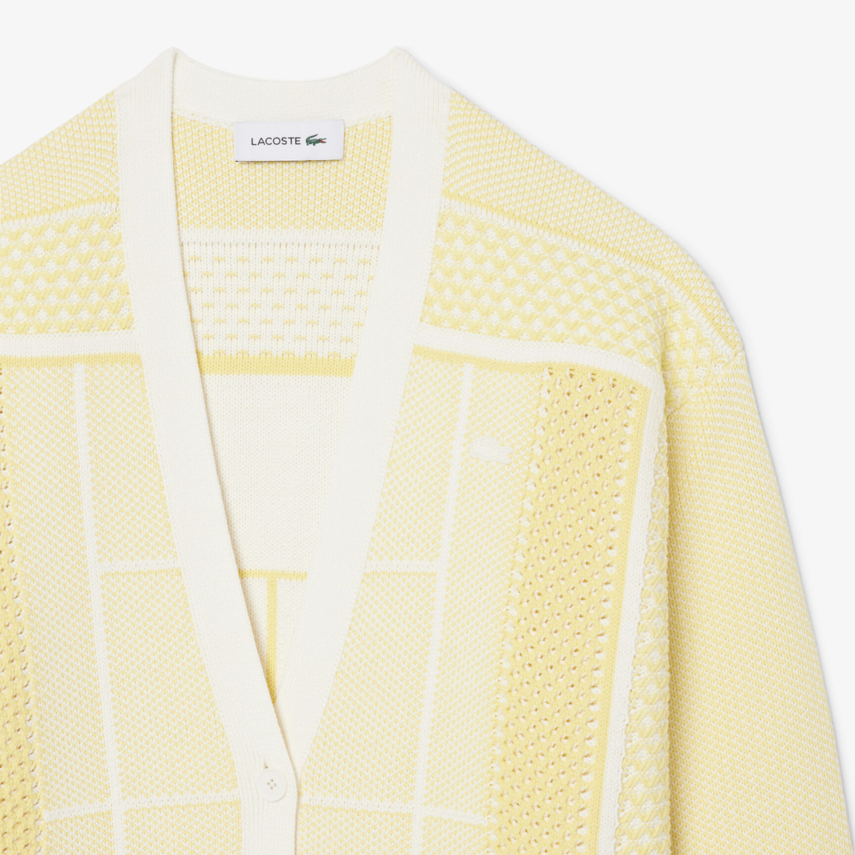 كارديجان طويل بنقشة جاكار