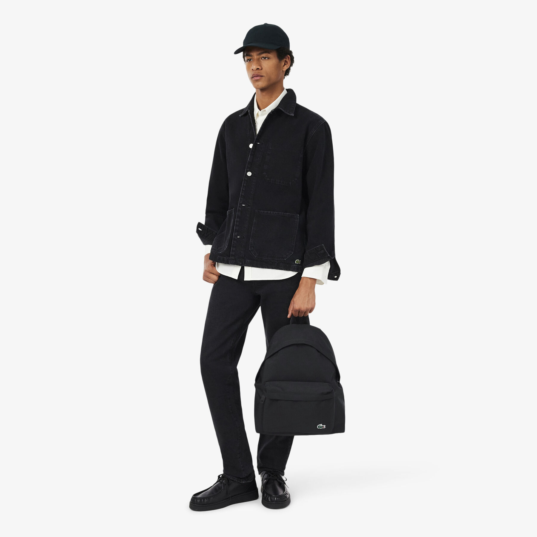 lacoste casual croc backpack