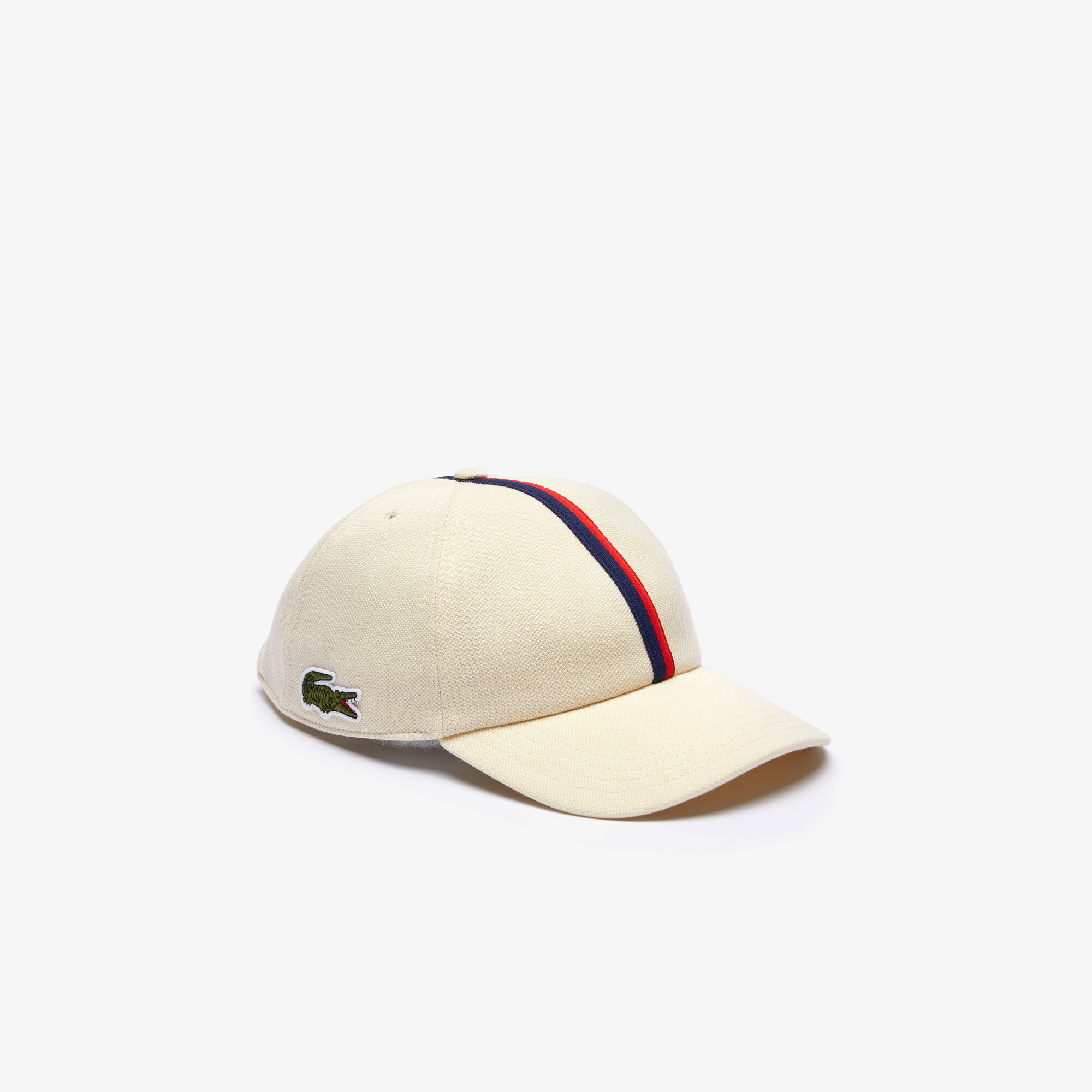 Men’s Tricolor Band Cotton Piqué Cap Men’s Tricolor Band Cotton Piqué Cap