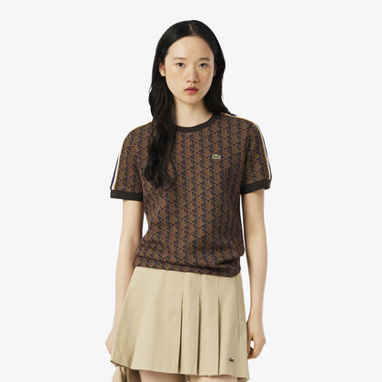 Slim Fit Monogram Jacquard T-shirt