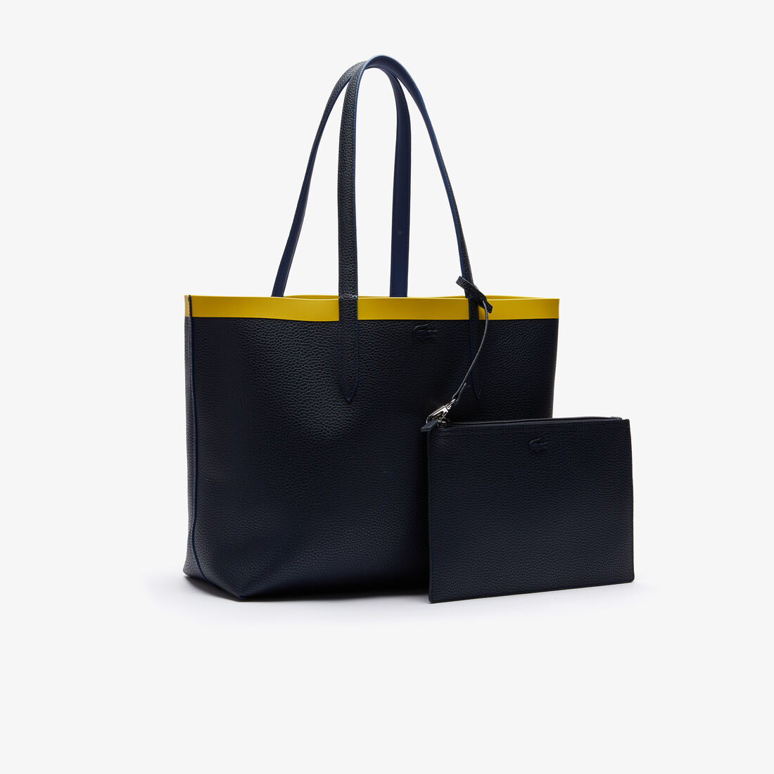 Women's Anna Reversible Contrast Band Coated Canvas Tote Bag Women's Anna Reversible Contrast Band Coated Canvas Tote Bag