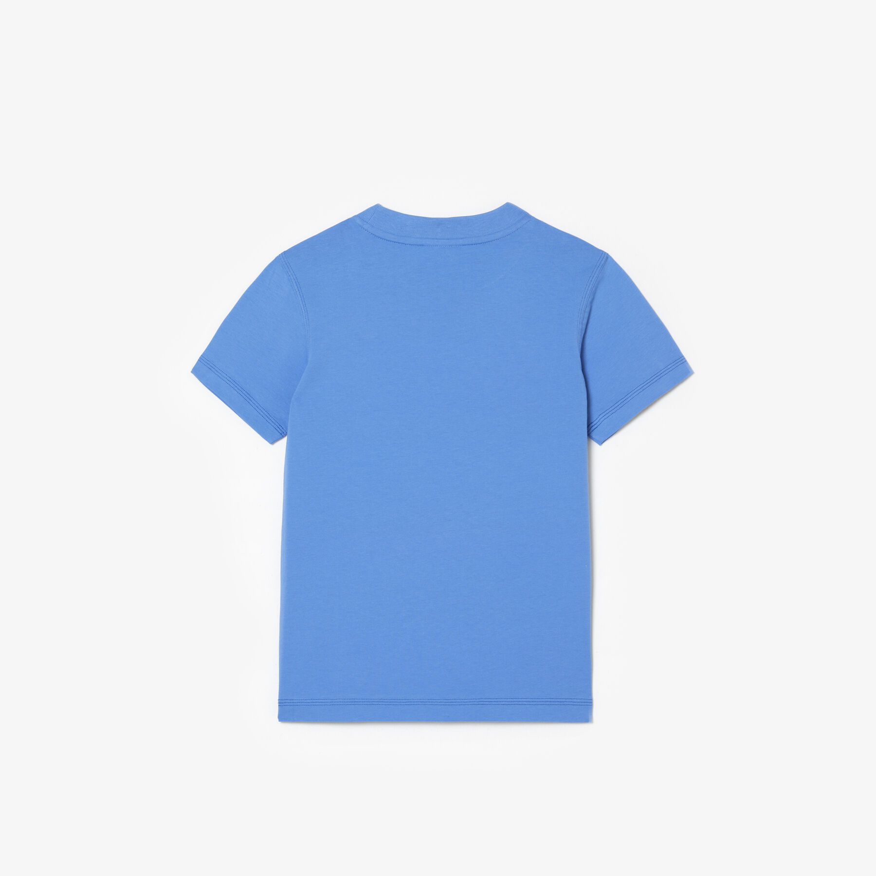 lacoste kids  branded print organic cotton t shirt