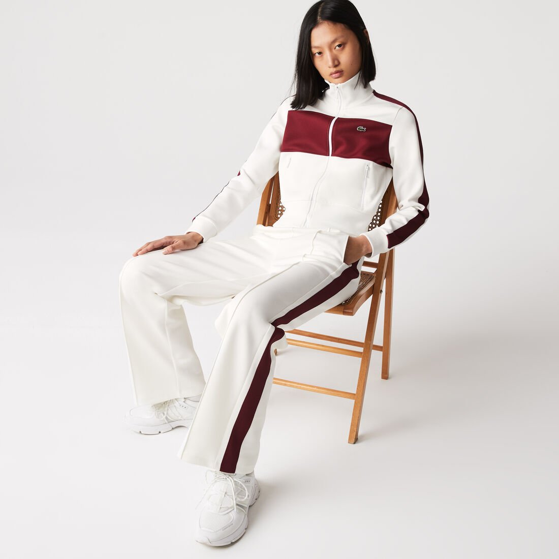 Women’s Heritage High Neck Colour-block Zip Tracksuit Jacket Women’s Heritage High Neck Colour-block Zip Tracksuit Jacket