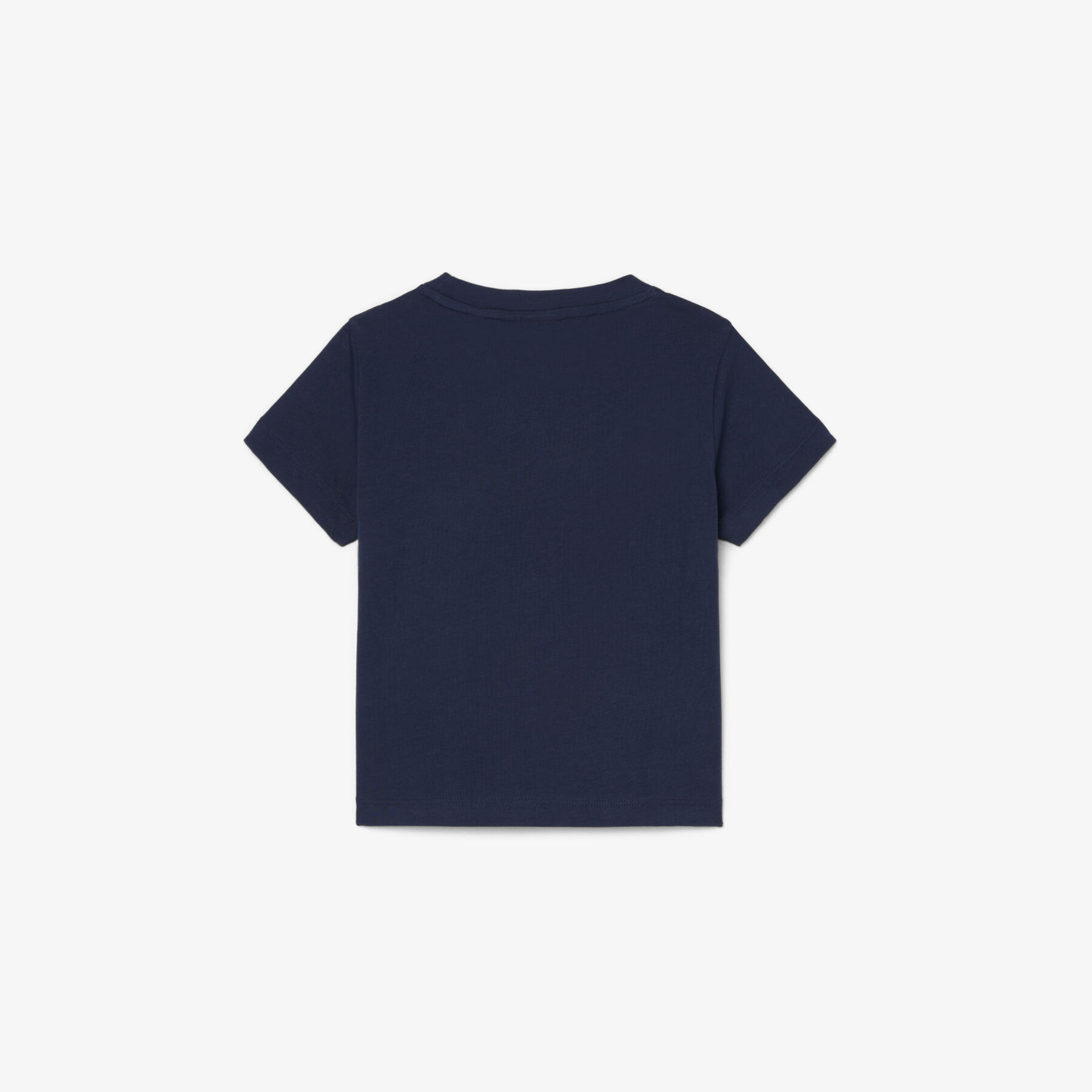 lacoste crocodile print cotton t shirt