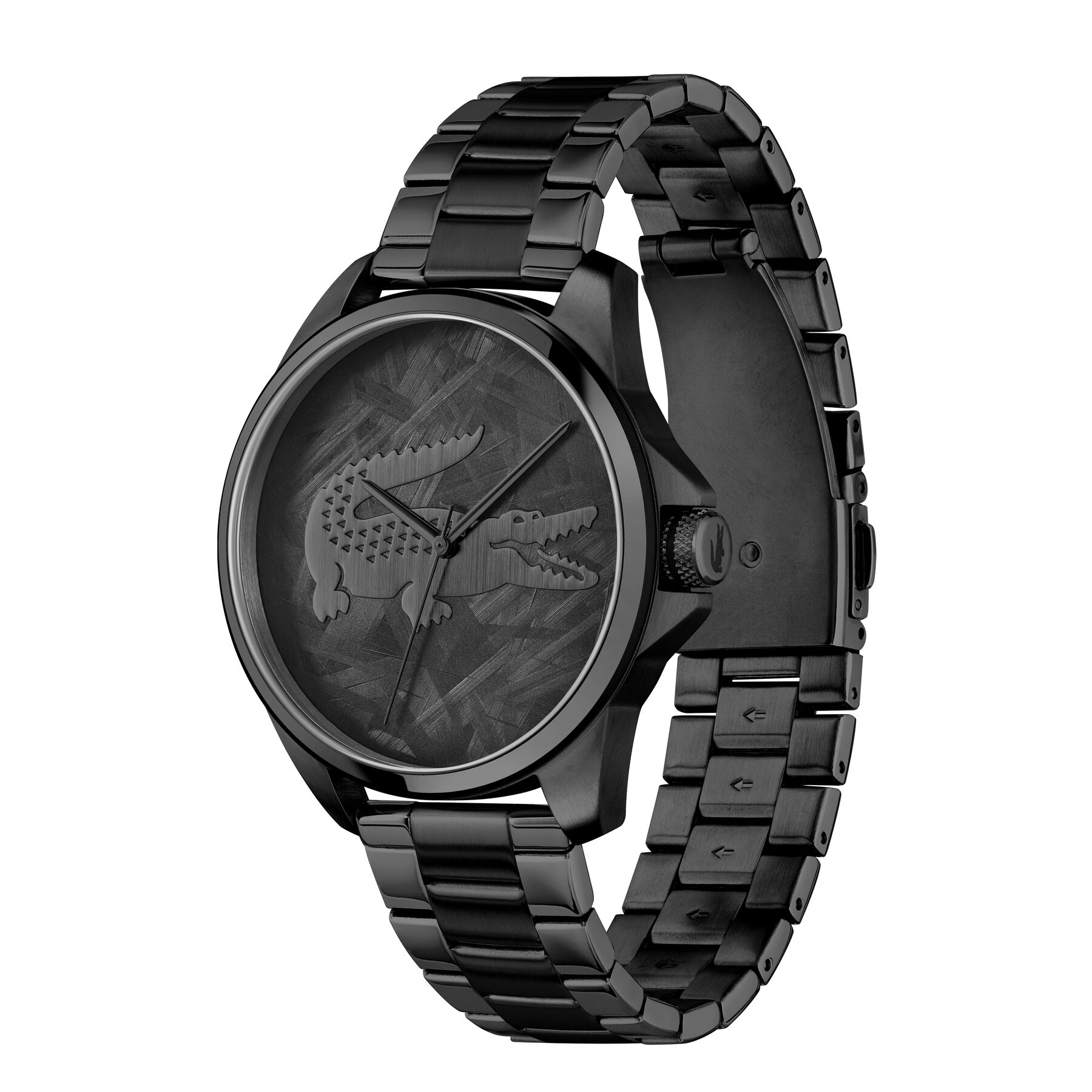 lacoste le croc metal bracelet watch