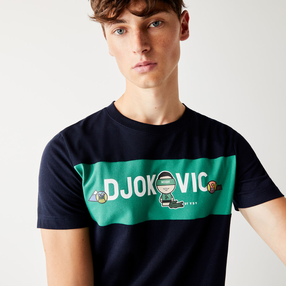 Men's Lacoste SPORT Collab Youssef SY Cotton T-shirt