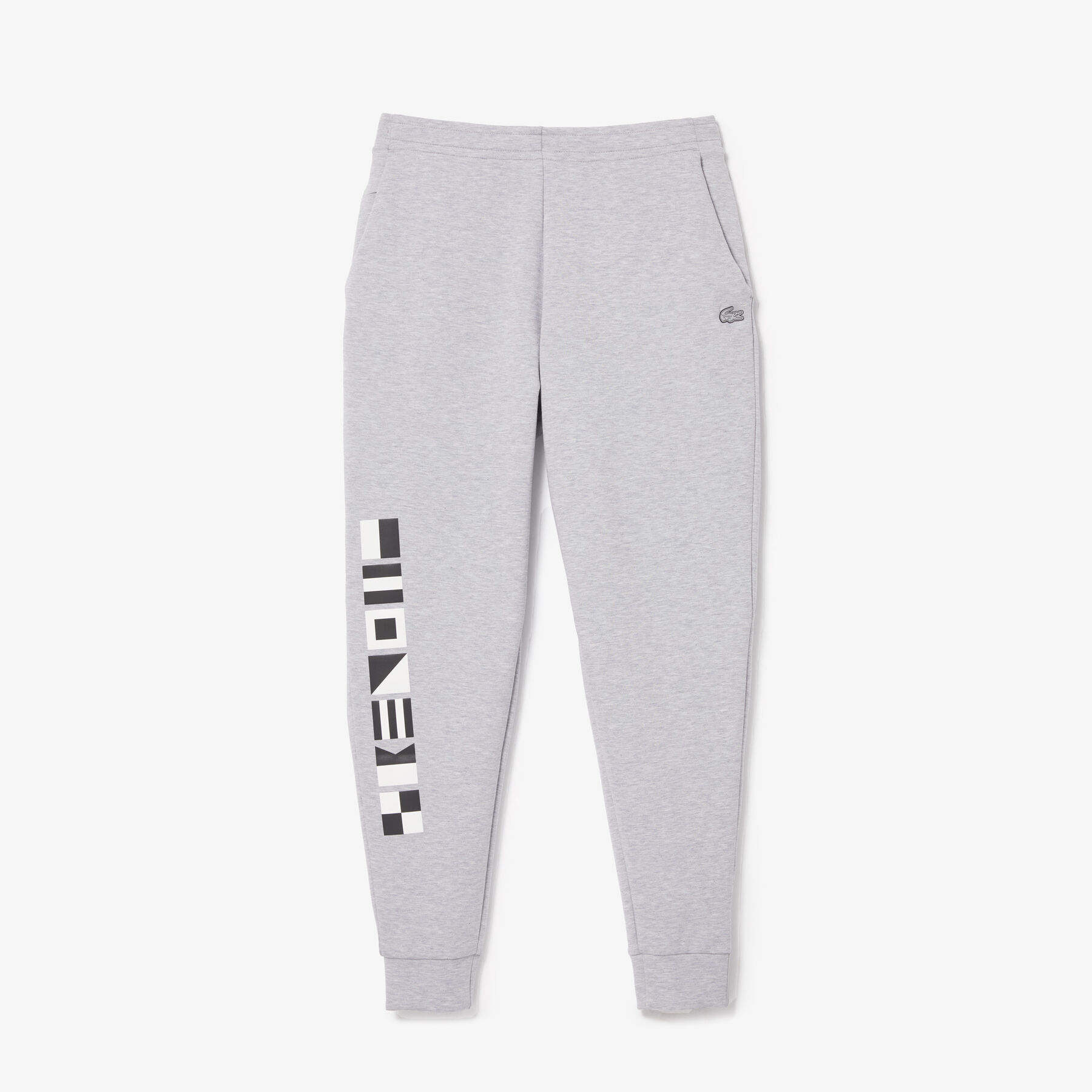 men s lacoste reflective print trackpants
