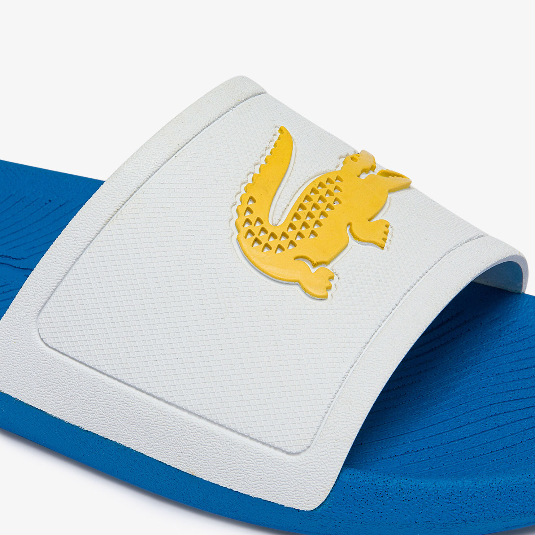 Men's Croco Synthetic Contrast Sole Slides