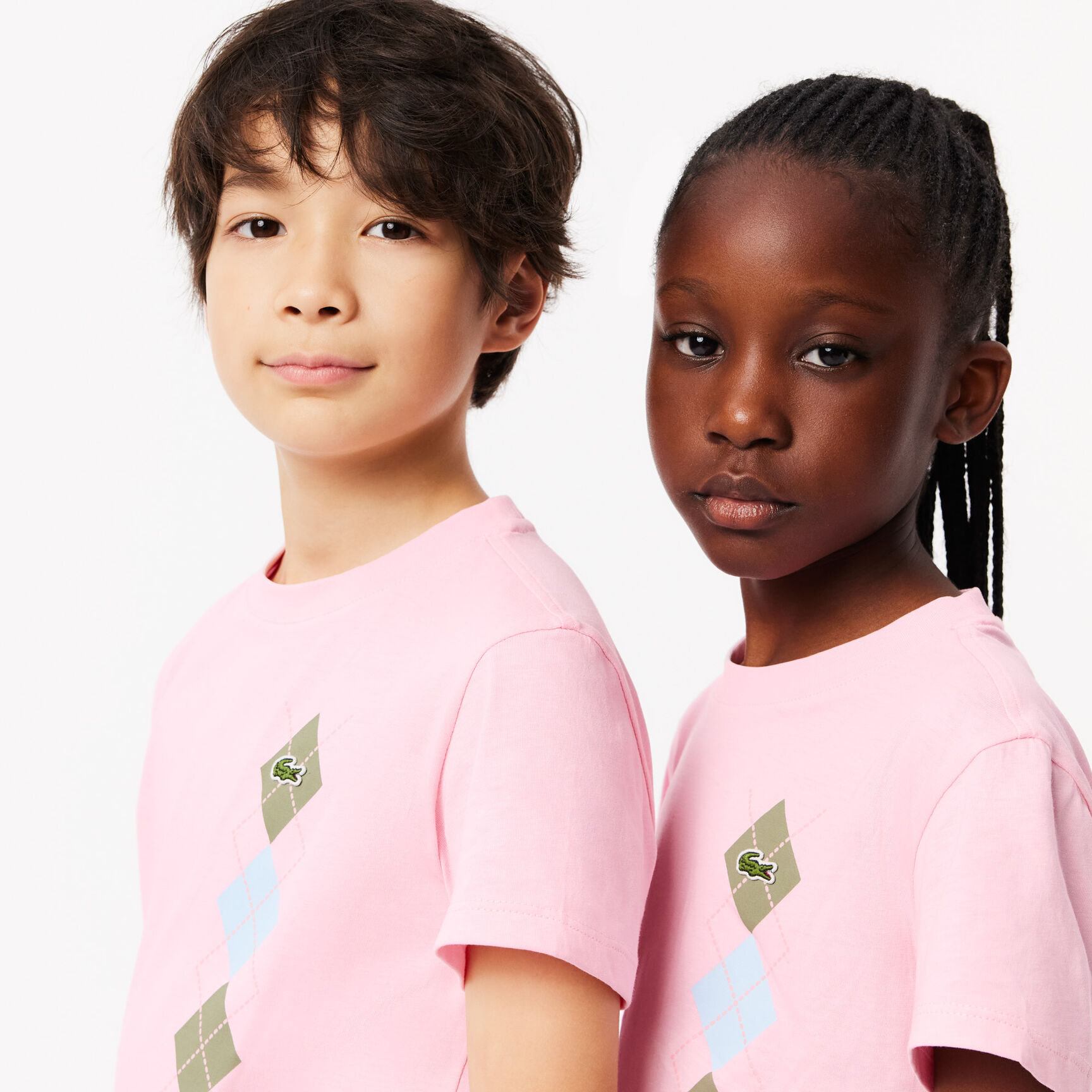 Argyle Print T-shirt