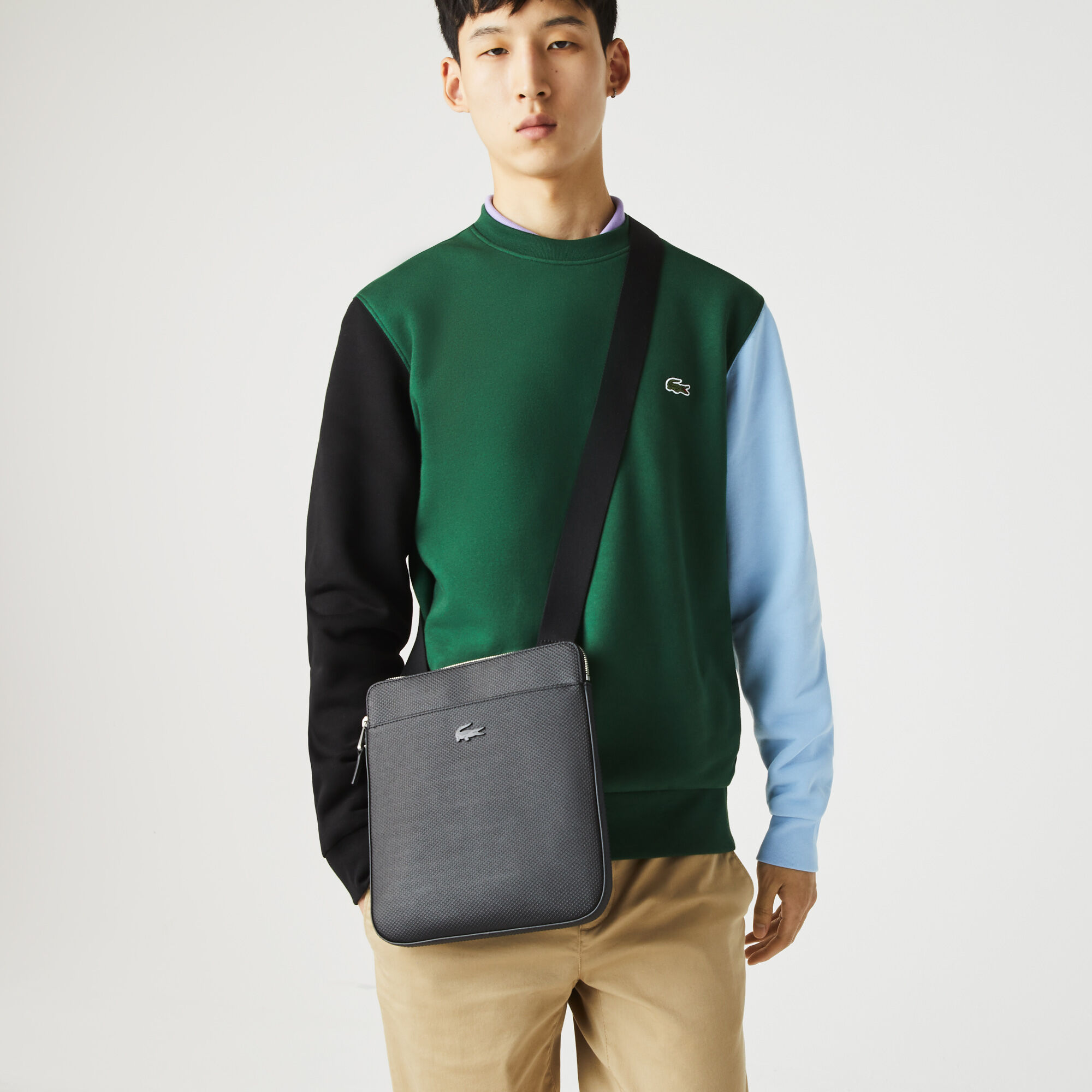 Men's chantaco matte piqué leather computer bag store