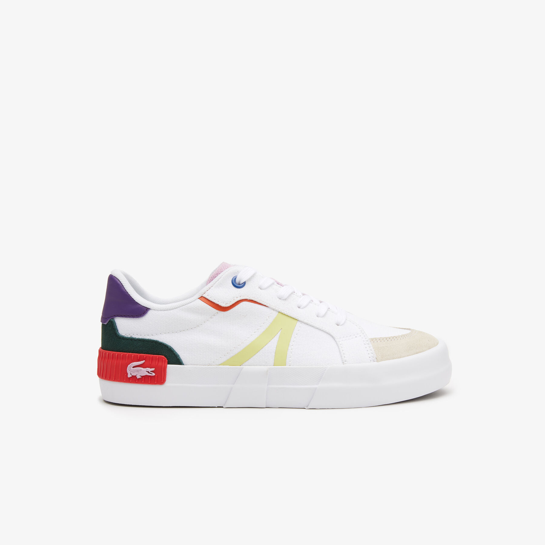 Women's Lacoste L004 Textile Colour-Pop Trainers women s lacoste l004 textile colour pop trainers