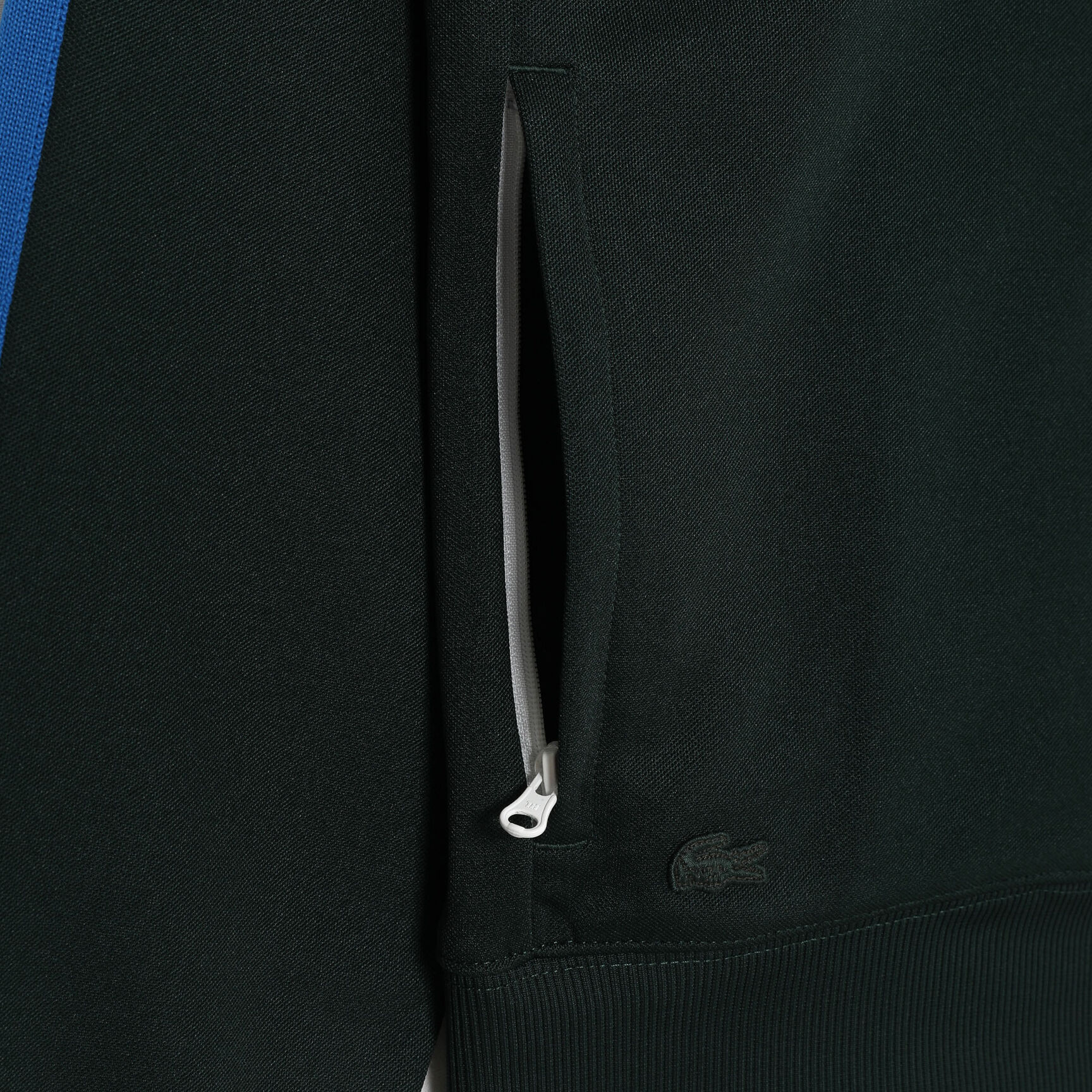 سويت شيرت لاكوست بيكيه بياقة عالية وسحّاب للرجال