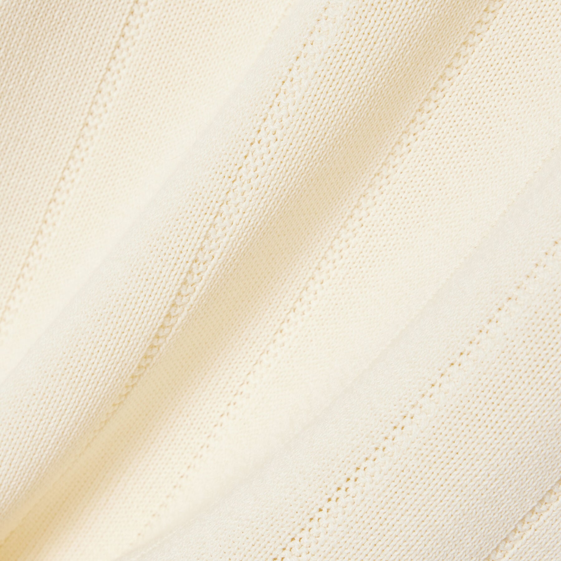 Rib Knit Cotton Blend Cardigan