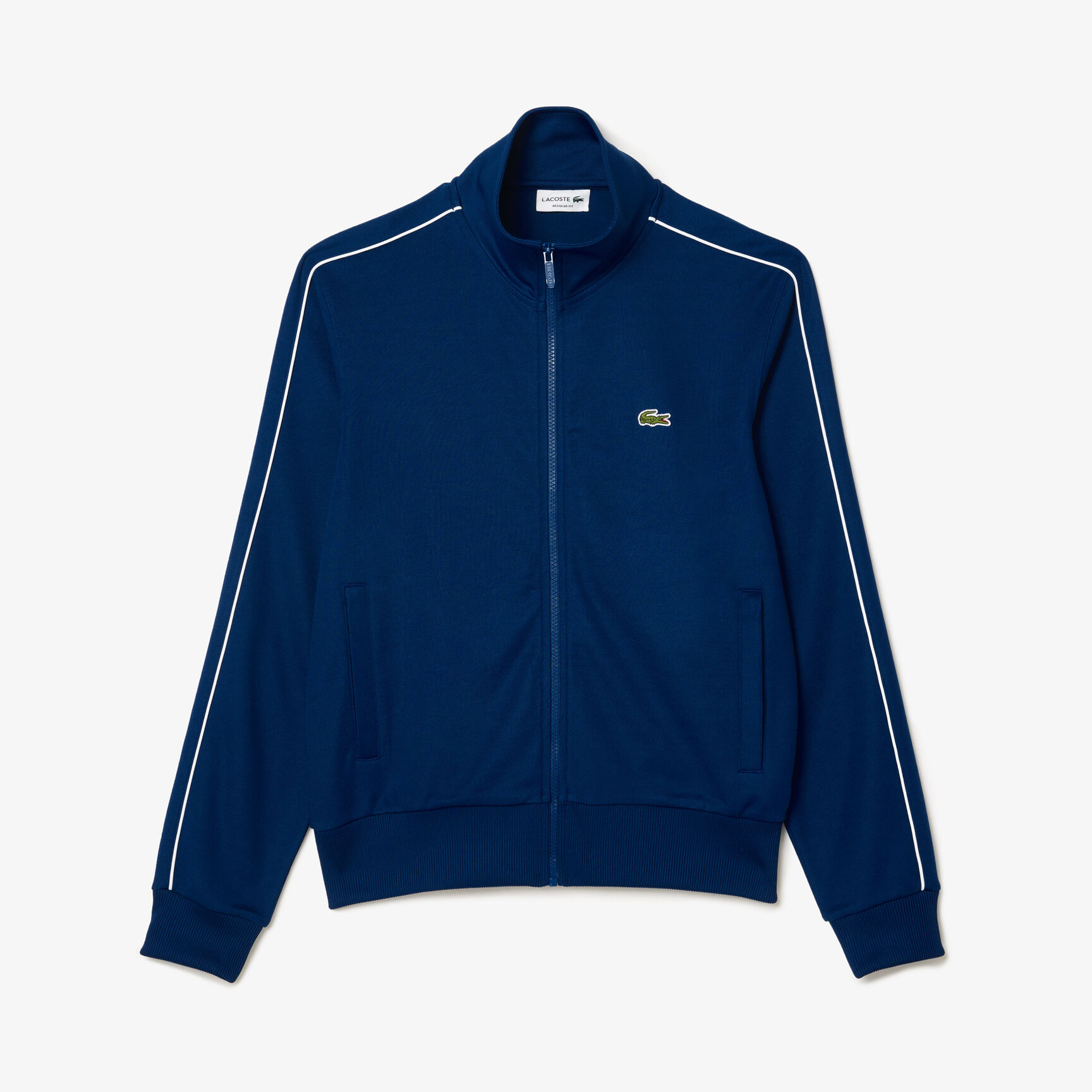 Paris Pique Zip Front Track Jacket
