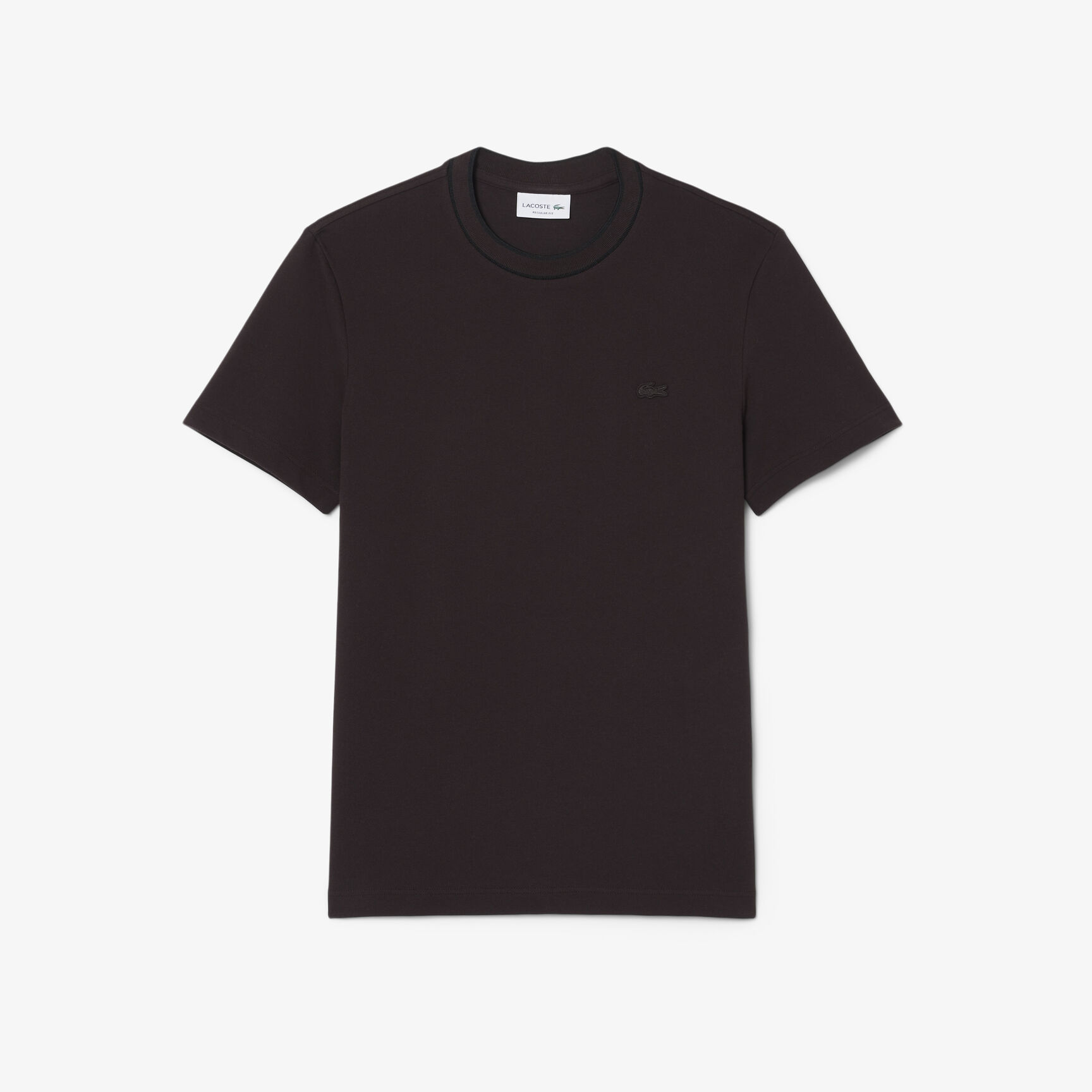Stretch Pique Stripe Collar T-shirt