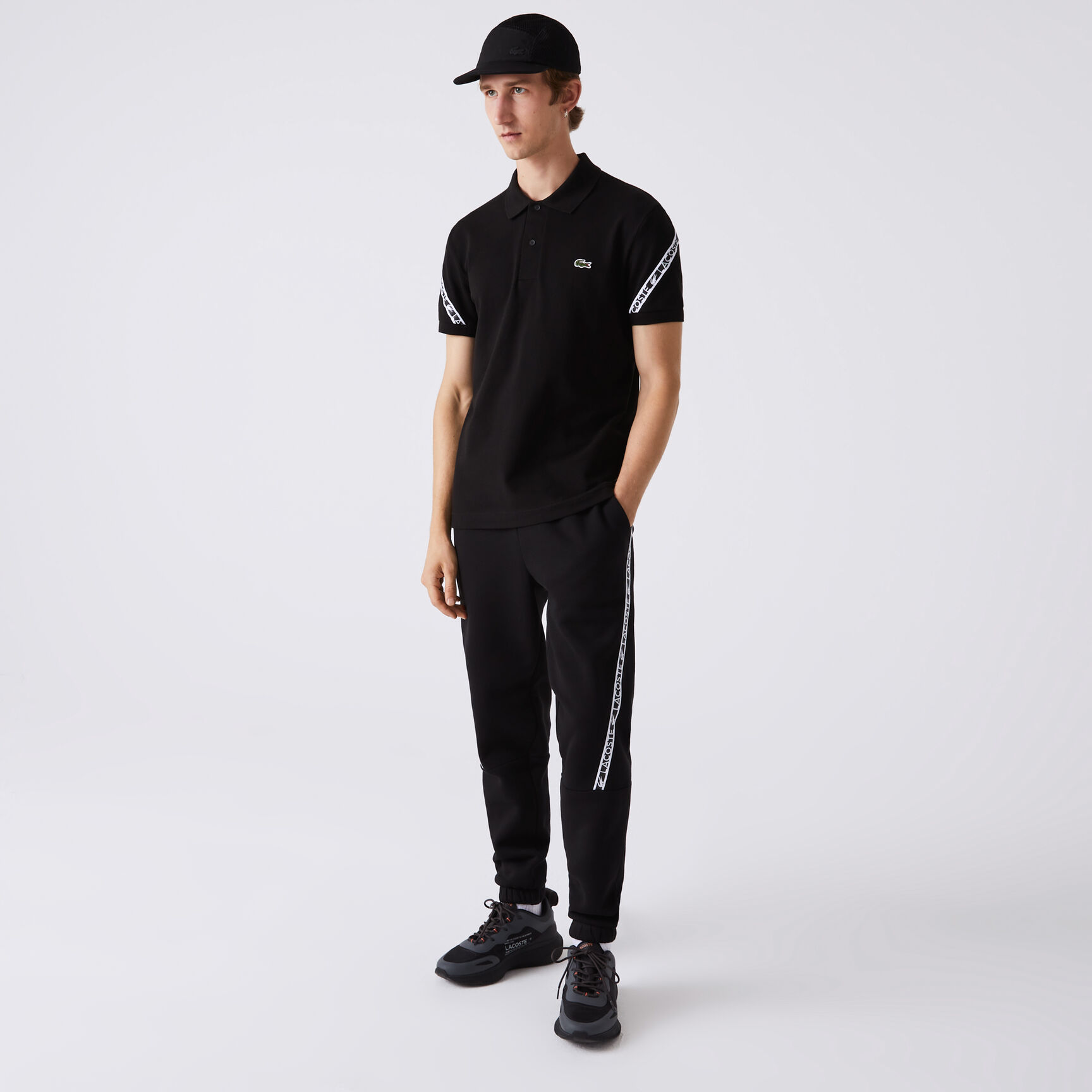 Men's Lacoste Regular Fit Stretch Mini Piqu&eacute; Polo Shirt