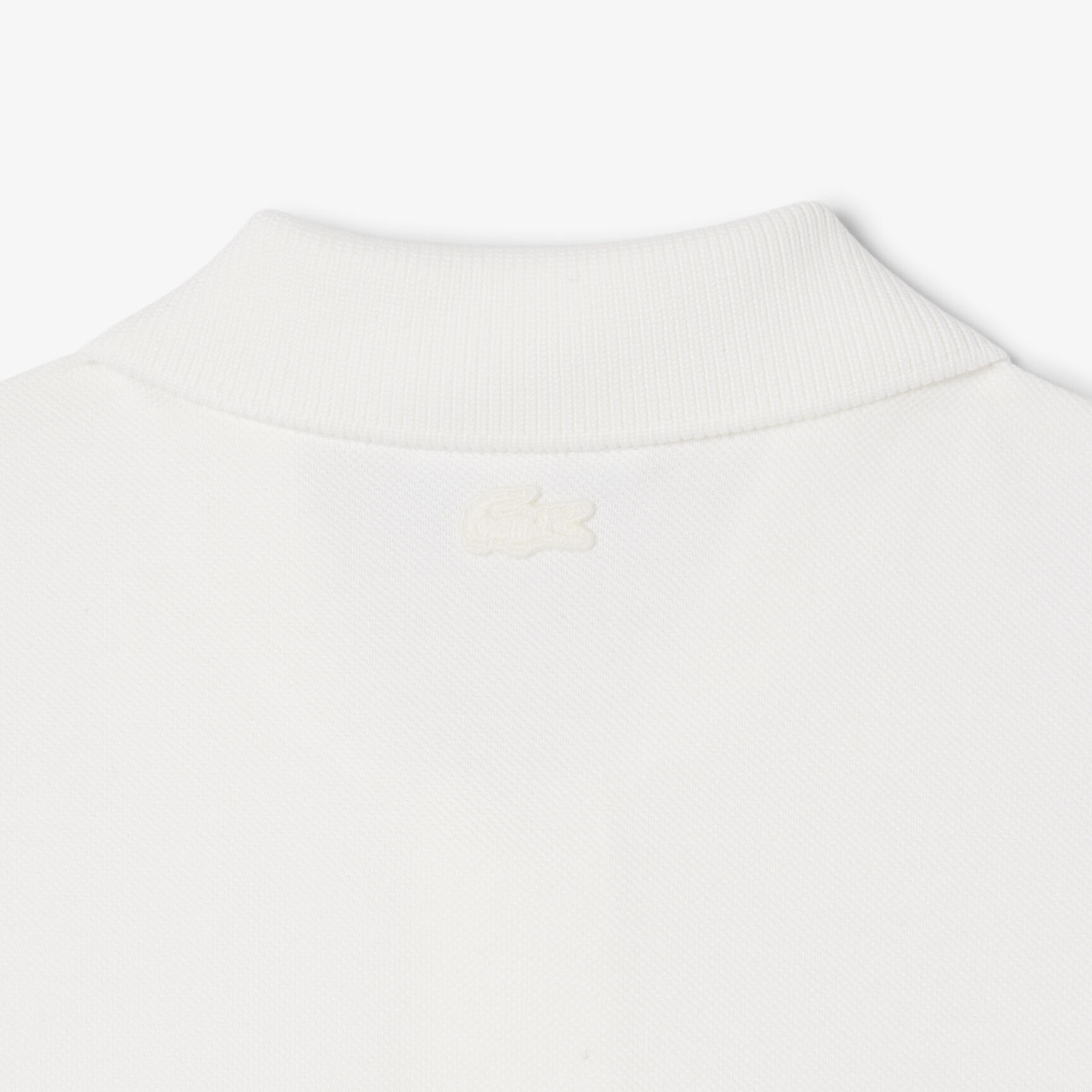 Classic Fit Badge Accent Pique Polo Shirt