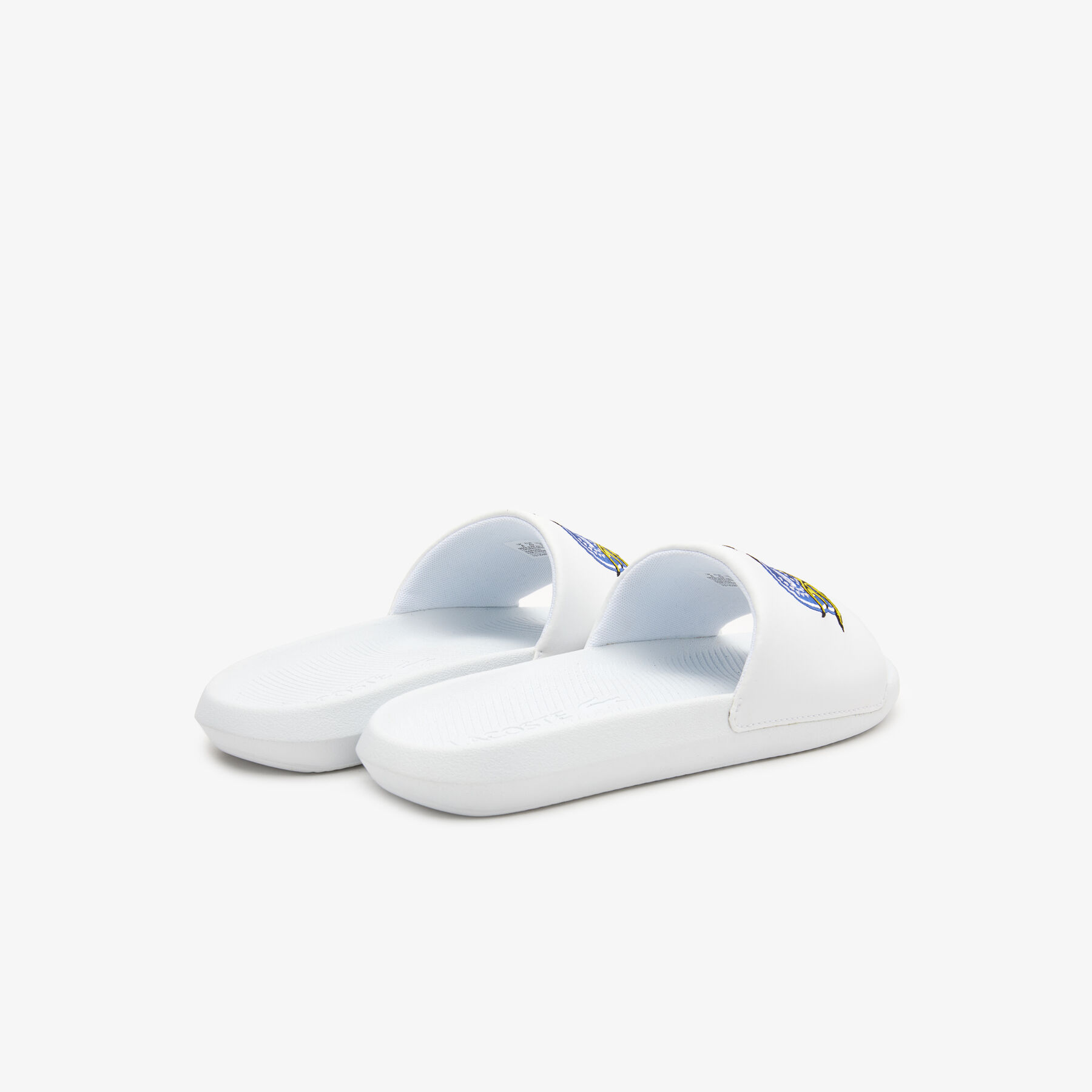 Men's Croco Synthetic Slides lacoste men s croco synthetic slides
