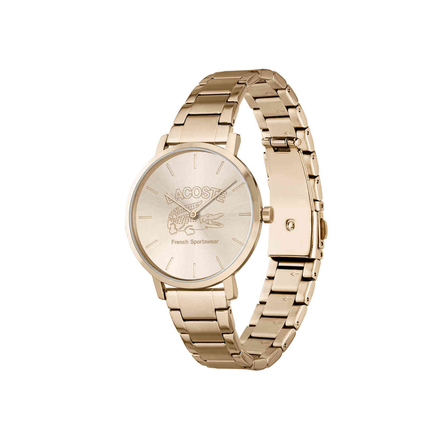 lacoste women crocorigin quartz watch