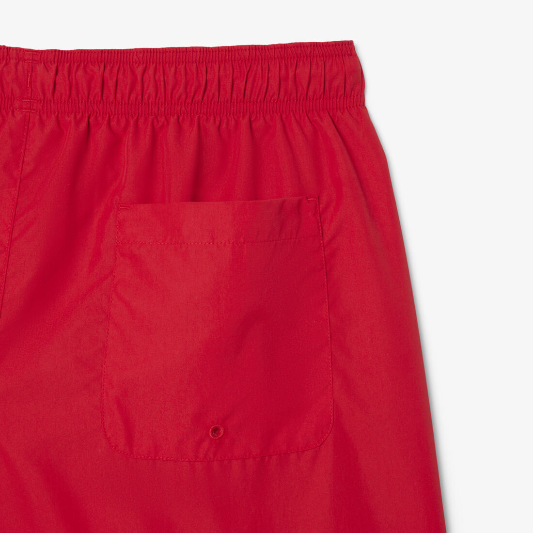 شورت سباحة متوسط ​​الطول بلون واحد