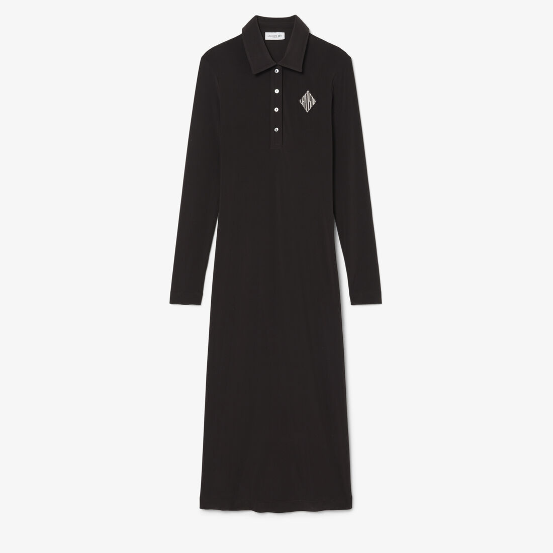 Embroidered Badge Slim Fit Polo Dress Embroidered Badge Slim Fit Polo Dress