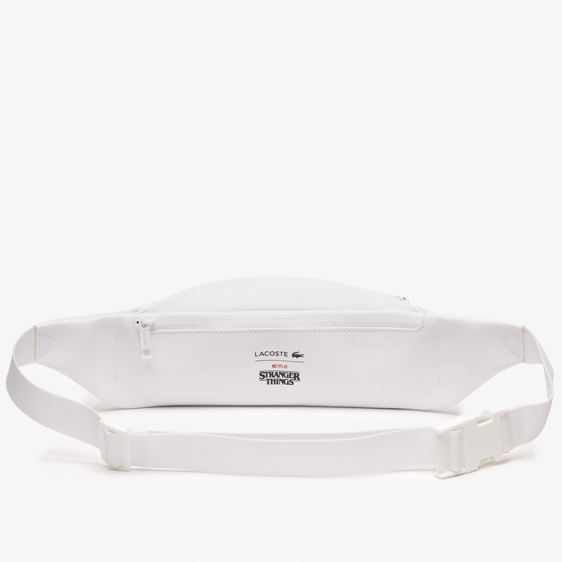 حقيبة خصر بطبعة تمساح للجنسين مجموعة Lacoste x Netflix حقيبة خصر بطبعة تمساح للجنسين مجموعة Lacoste x Netflix