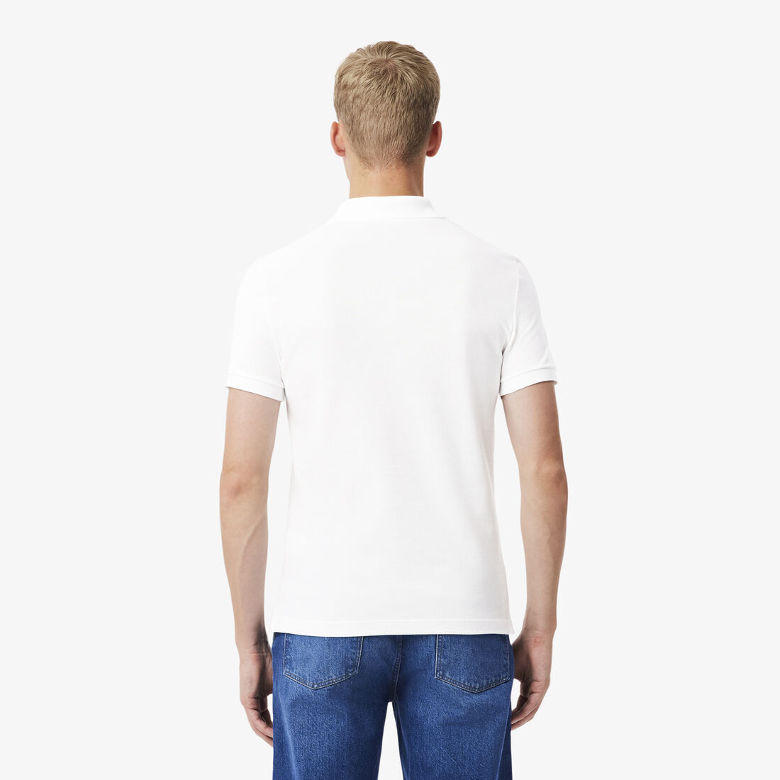 قميص بولو بيكيه بقصة ضيقة L.12.12 قميص بولو بيكيه بقصة ضيقة L.12.12