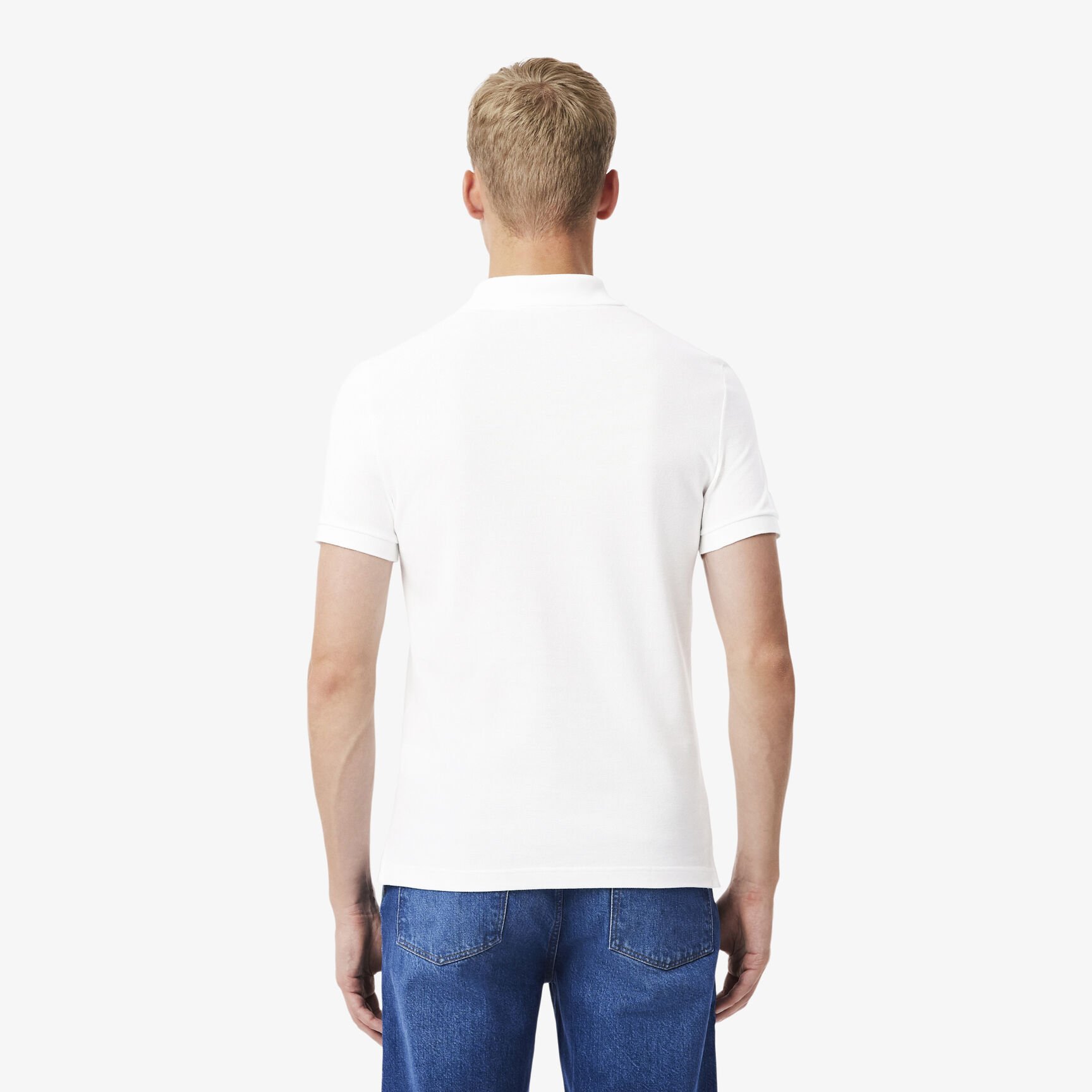 قميص بولو بيكيه بقصة ضيقة L.12.12 قميص بولو بيكيه بقصة ضيقة L.12.12