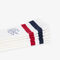 lacoste 3 pack ribbed socks