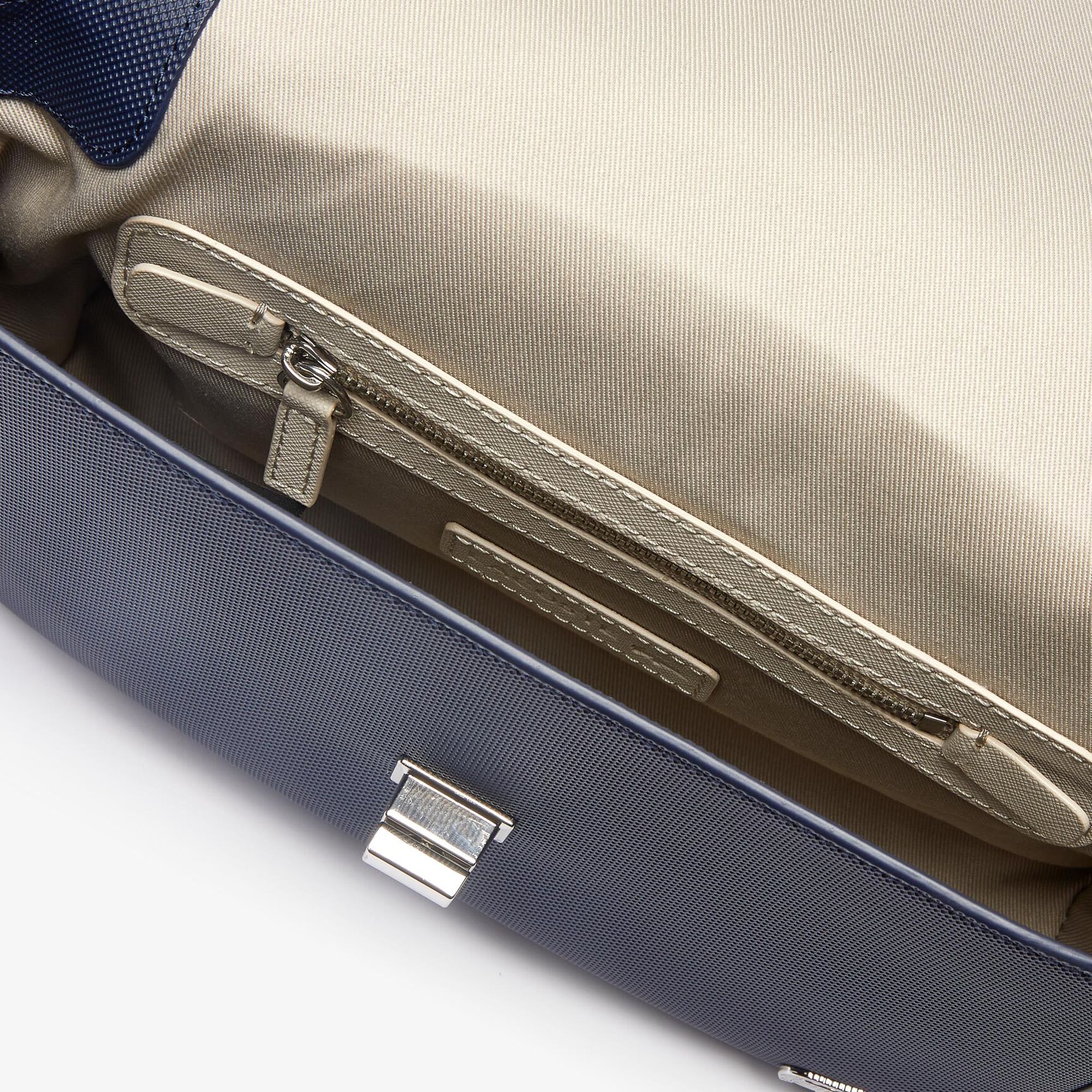 Women's Daily Classic Coated Piqu&eacute; Canvas Clasp Shoulder Bag