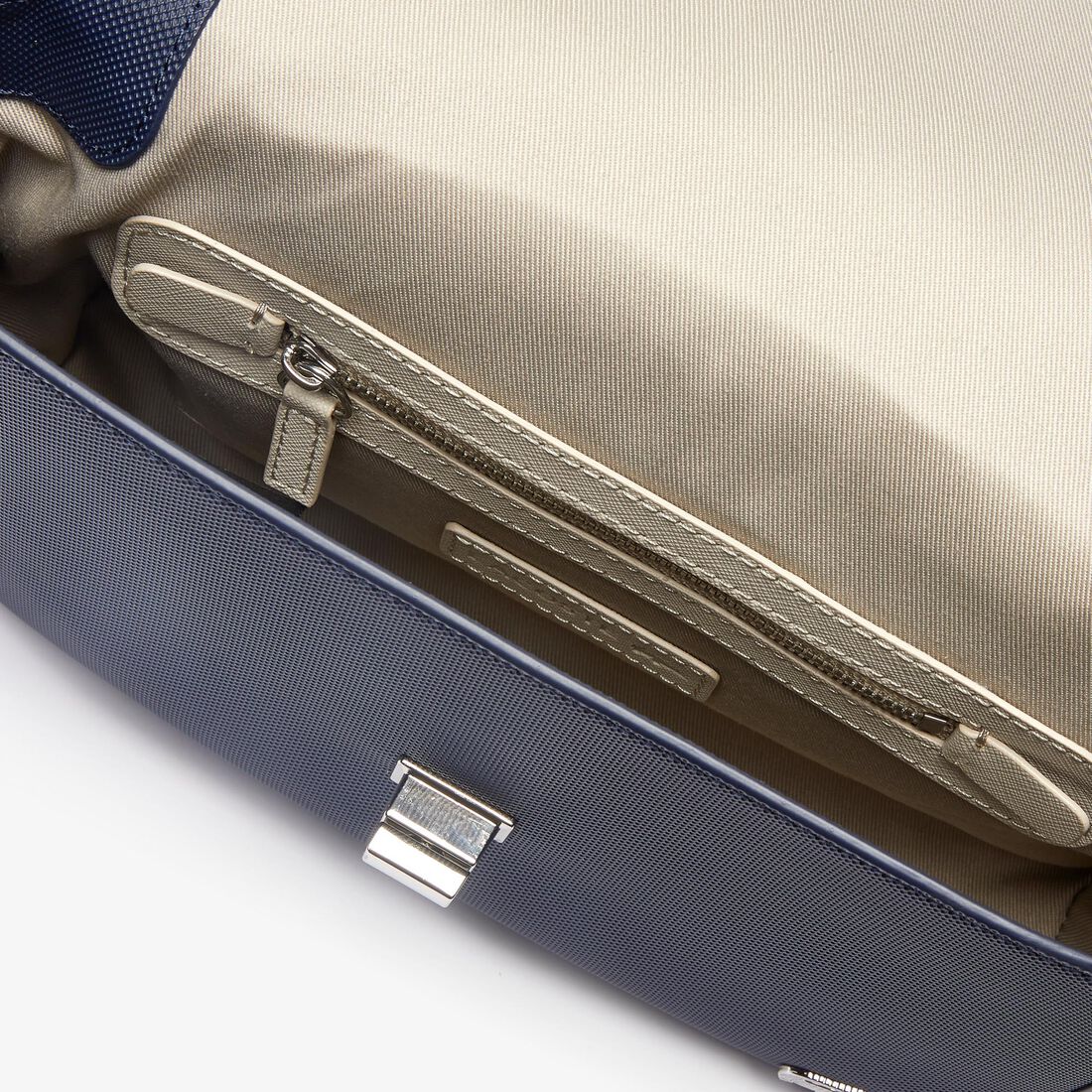 Women's Daily Classic Coated Piqué Canvas Clasp Shoulder Bag Women's Daily Classic Coated Piqué Canvas Clasp Shoulder Bag