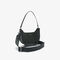 Small Chantaco Embossed Leather Half Moon Bag