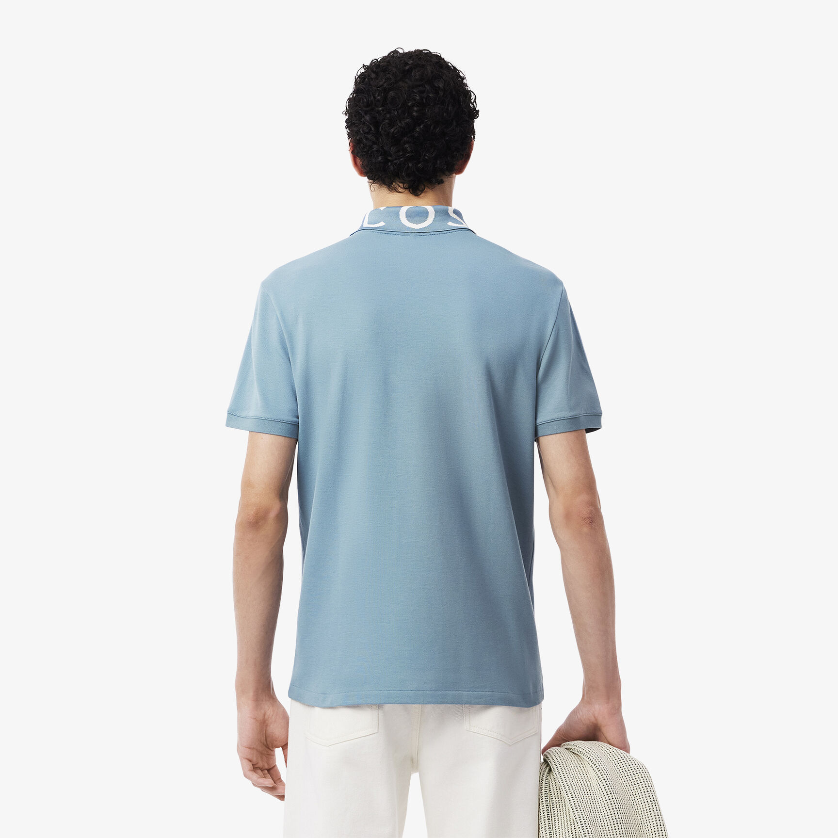 قميص بولو جاكار بقصة ضيقة