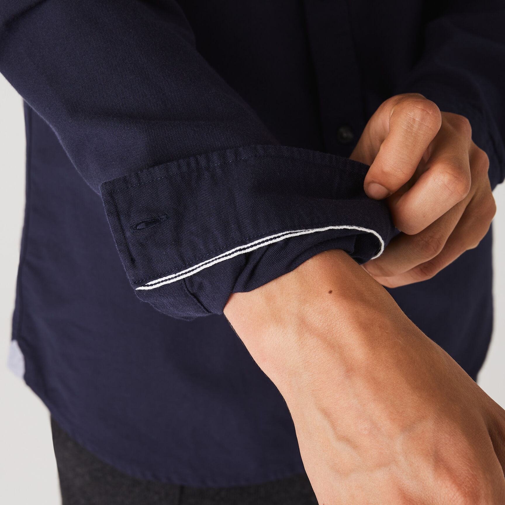 قميص قطن أكسفورد بقصة عادية للرجال