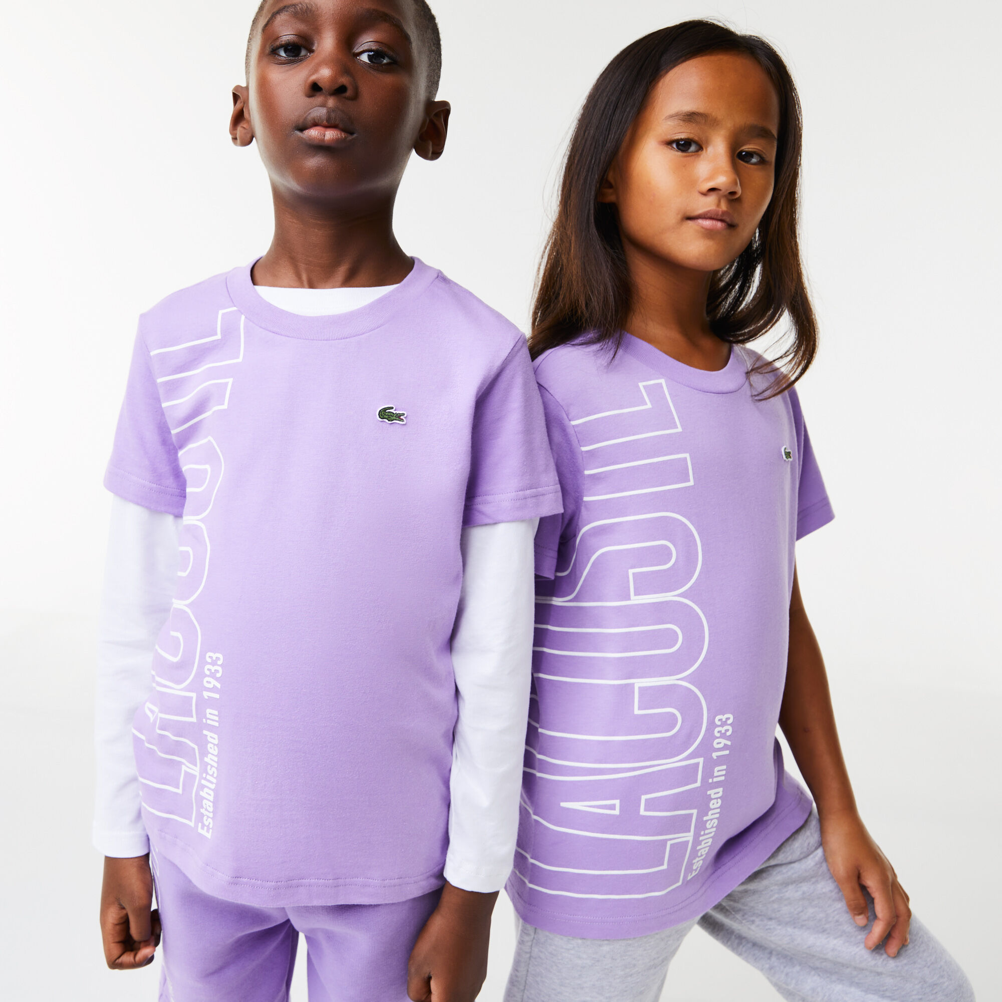 Buy Kids Lacoste Oversised Logo Cotton Jersey T shirt Lacoste QA