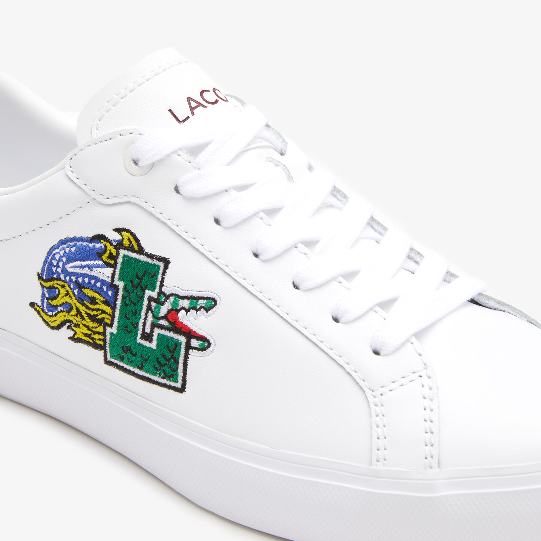 Women's Lacoste Powercourt Leather Sneakers women s lacoste powercourt leather sneakers