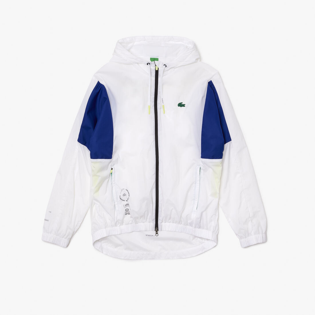 جاكيت باركا نايلون بسحّاب قابل للطي للرجال مجموعة Lacoste Sport