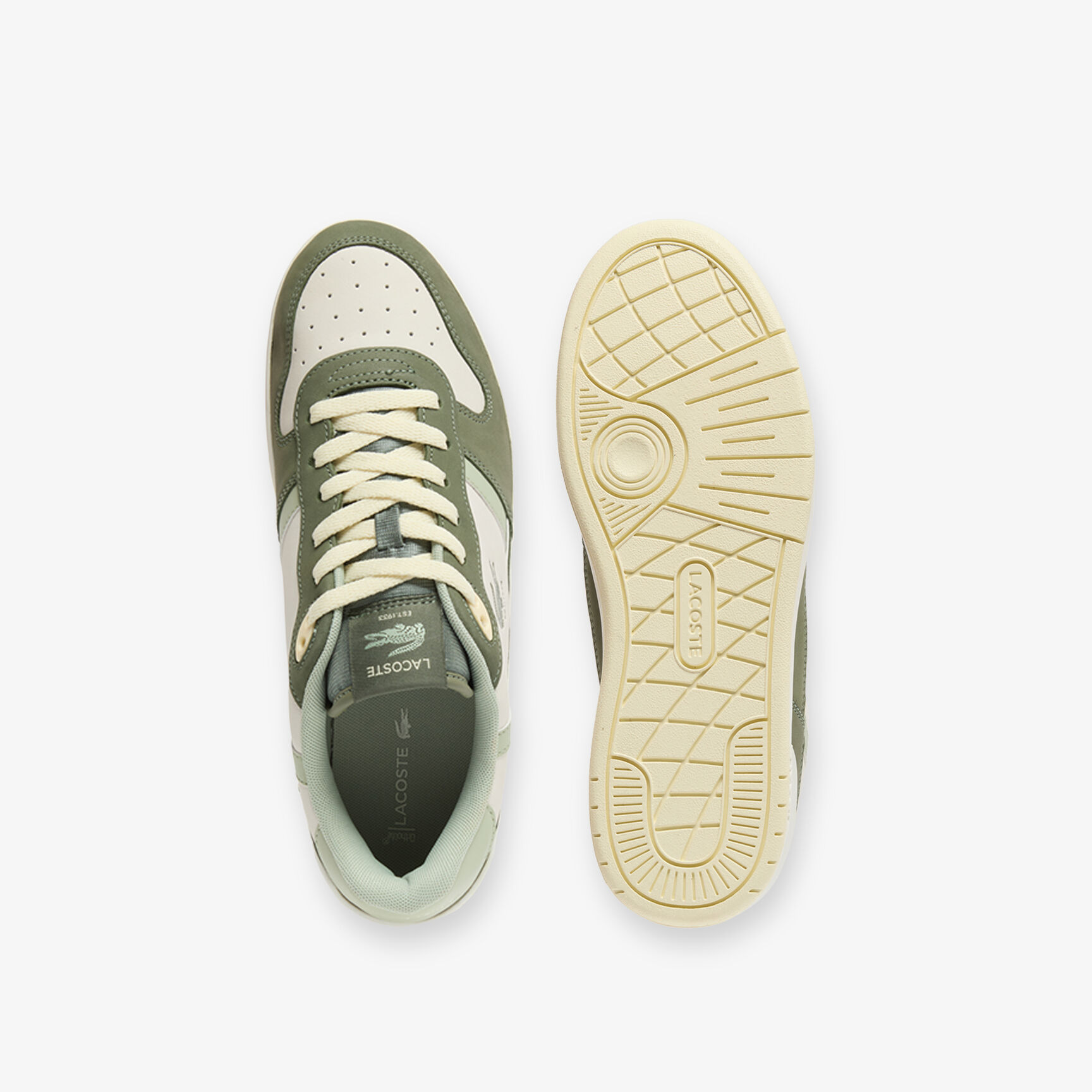 حذاء رياضي رجالي من الجلد بتصميم مشبك على شكل حرف T