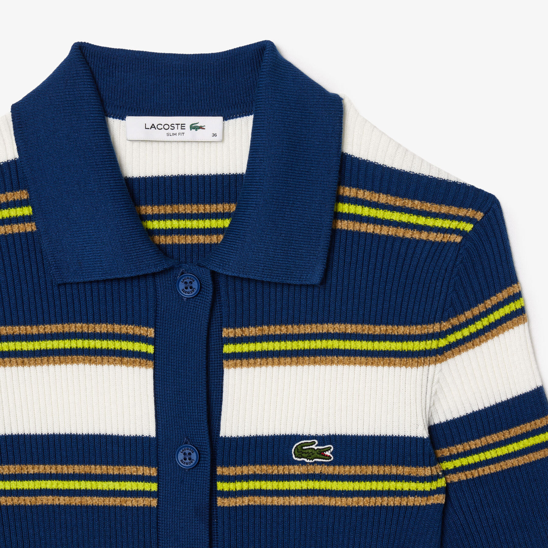Rib Knit Striped Shirt Dress lacoste rib knit striped shirt dress