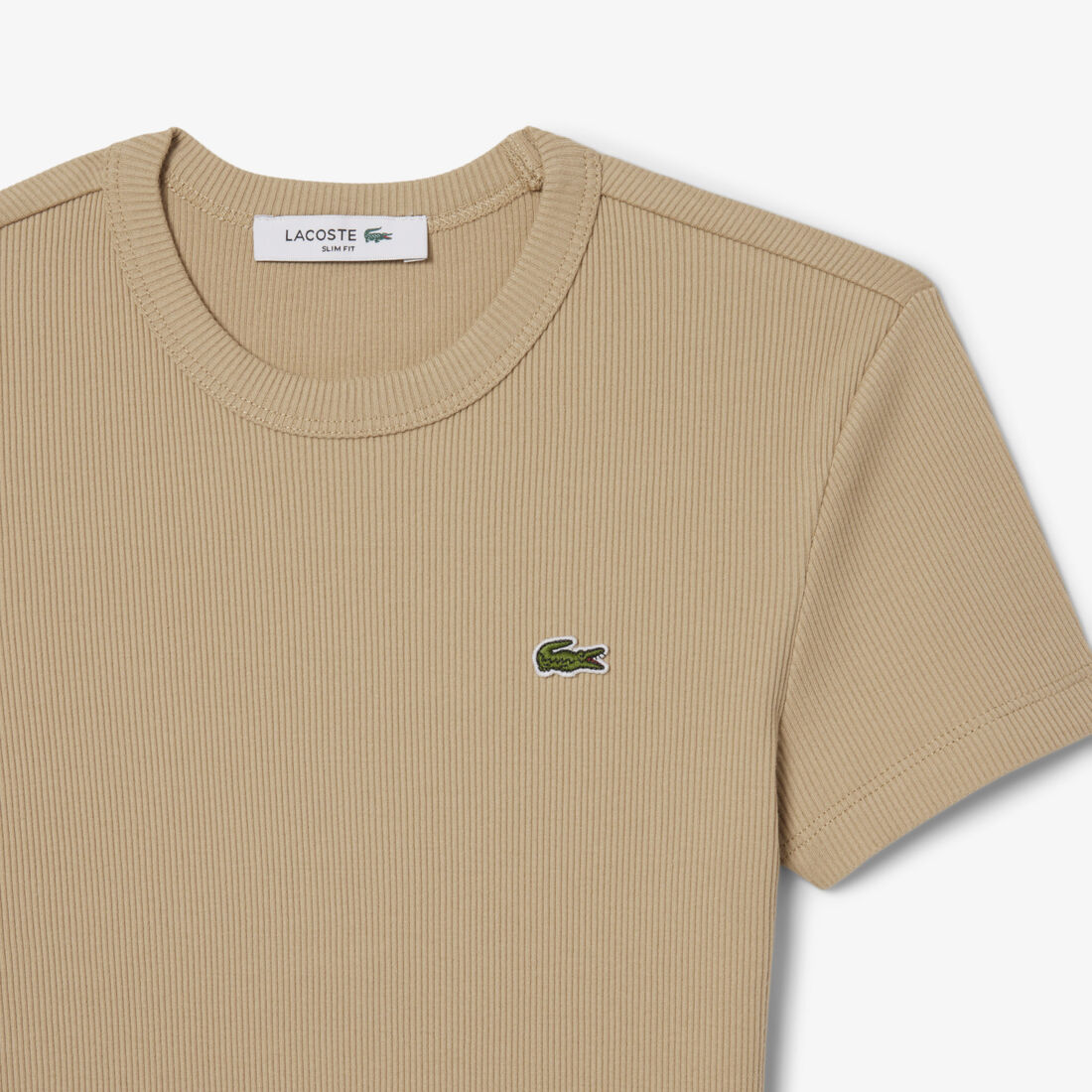 Slim Fit Ribbed Cotton T-shirt Slim Fit Ribbed Cotton T-shirt