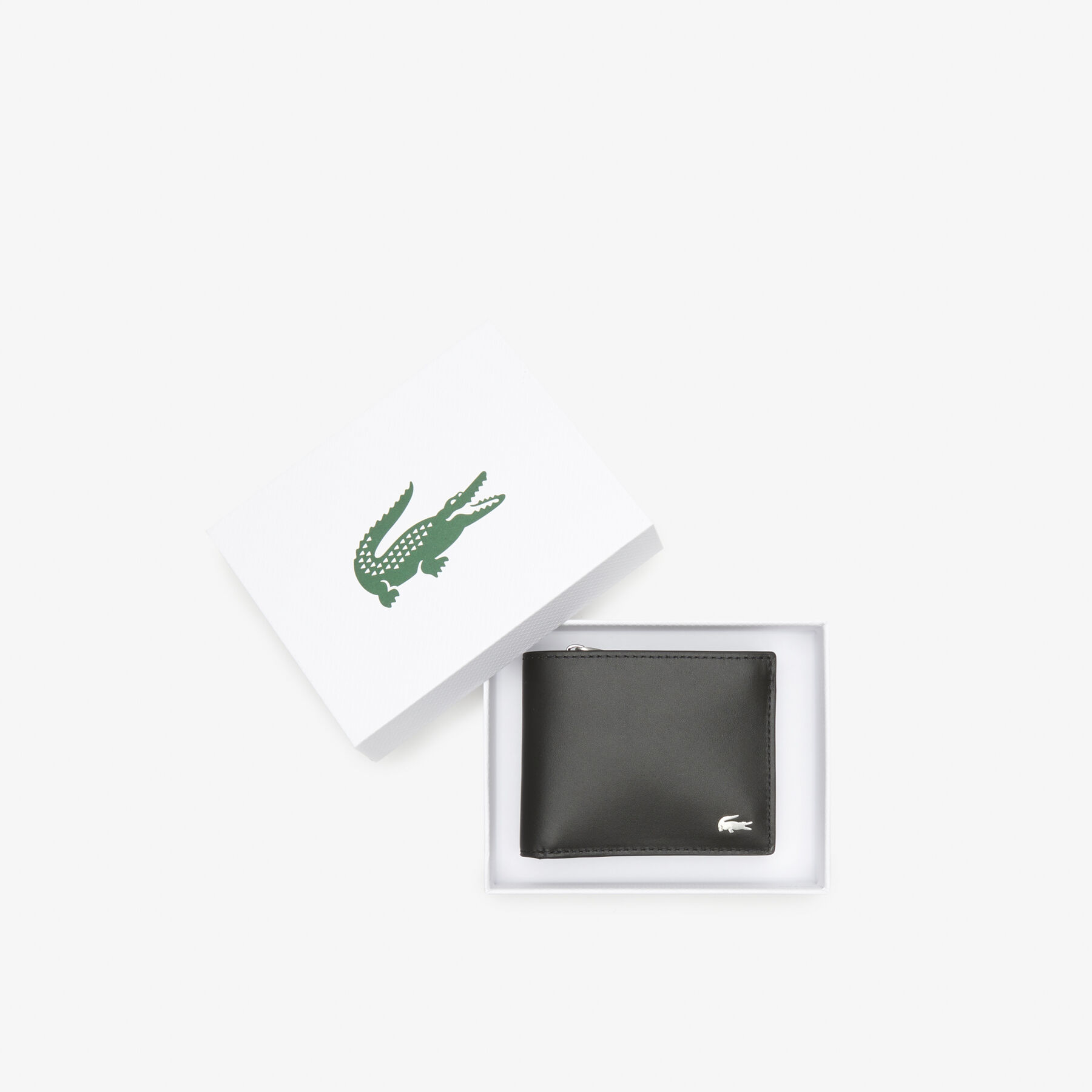 men s lacoste small zipped wallet with rfid protection