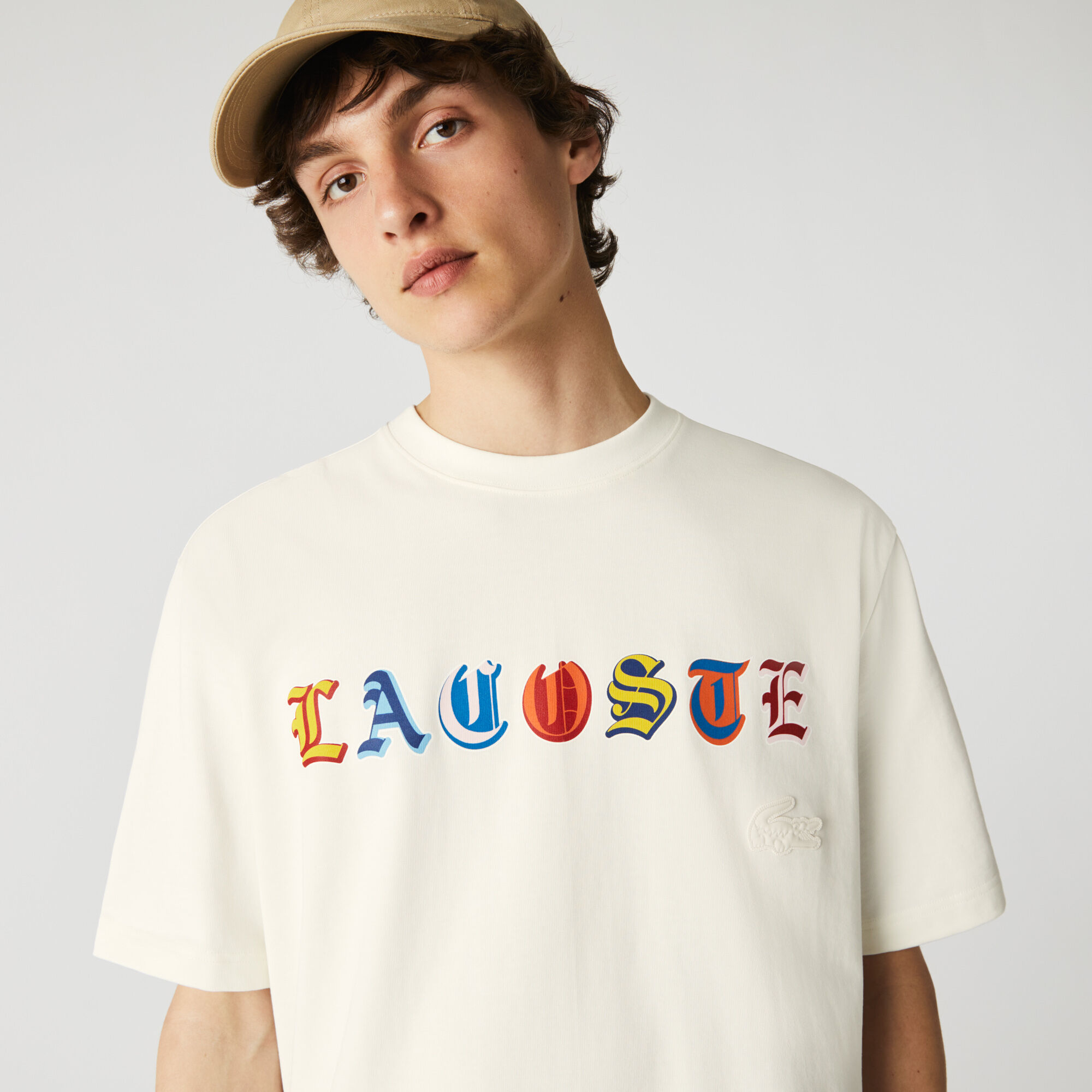T shirt lacoste multicolor online