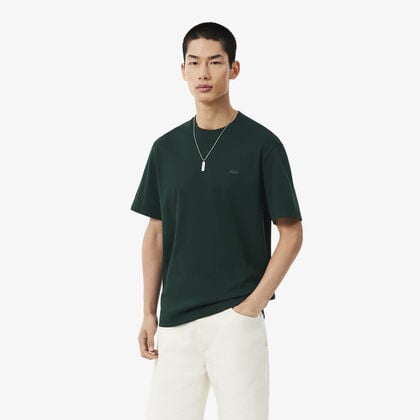 lacoste embroidered signature t shirt